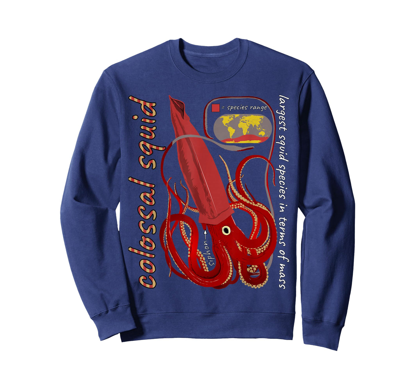 ETCreations Colossal Squid T-Shirt, Small, Black