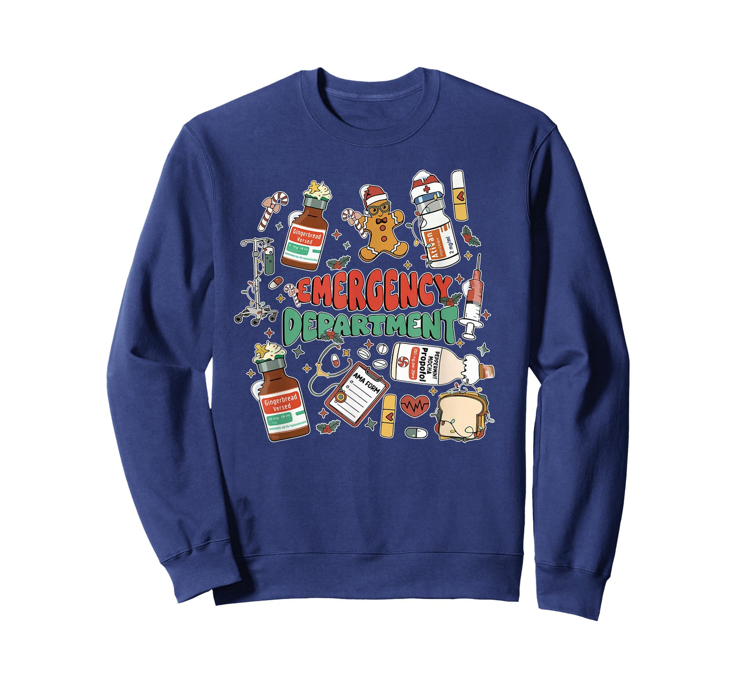 Christmas Emergency Room ER RN Nurse Department Healthcare T-Shirt