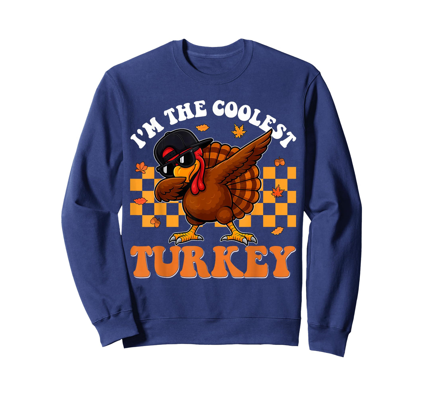Coolest Turkey Dabbing Thanksgiving for Boys Kids Toddlers T-Shirt