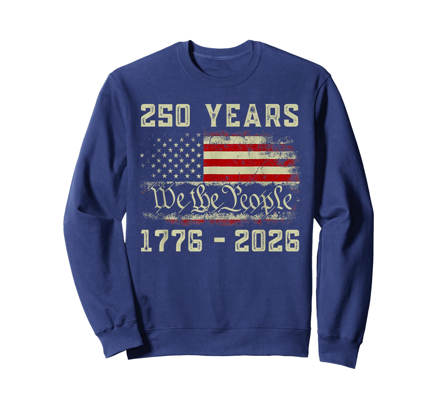 250 Years 1776-2026 250th Birthday USA Patriotic 4th of July T-Shirt