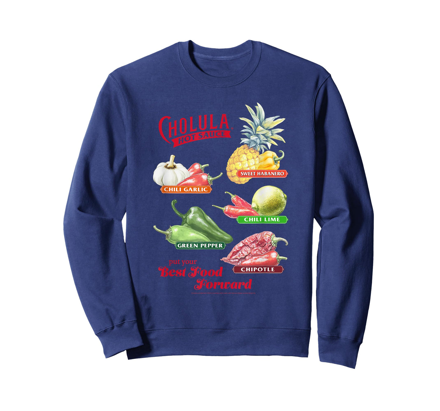 Cholula Hot Sauce Best Food Forward Flavor Chart Foodie T-Shirt