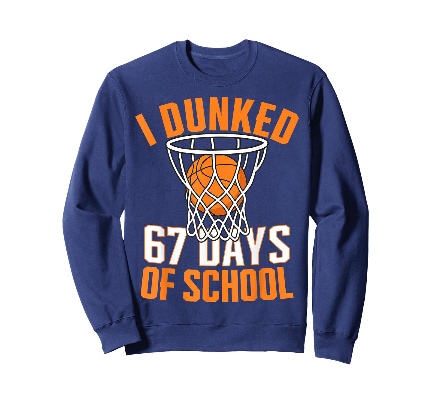 I Dunked 67 Days of School Six Seven Basketball Student T-Shirt
