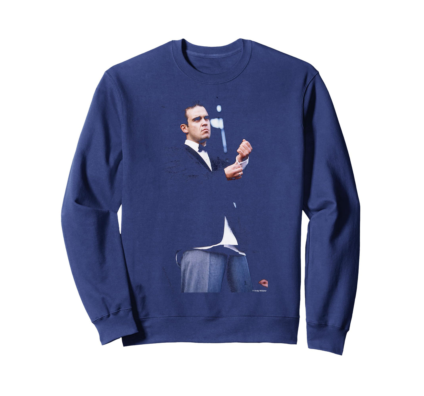 Robbie Williams Performing Leeds Festival By Andy Willsher T-Shirt
