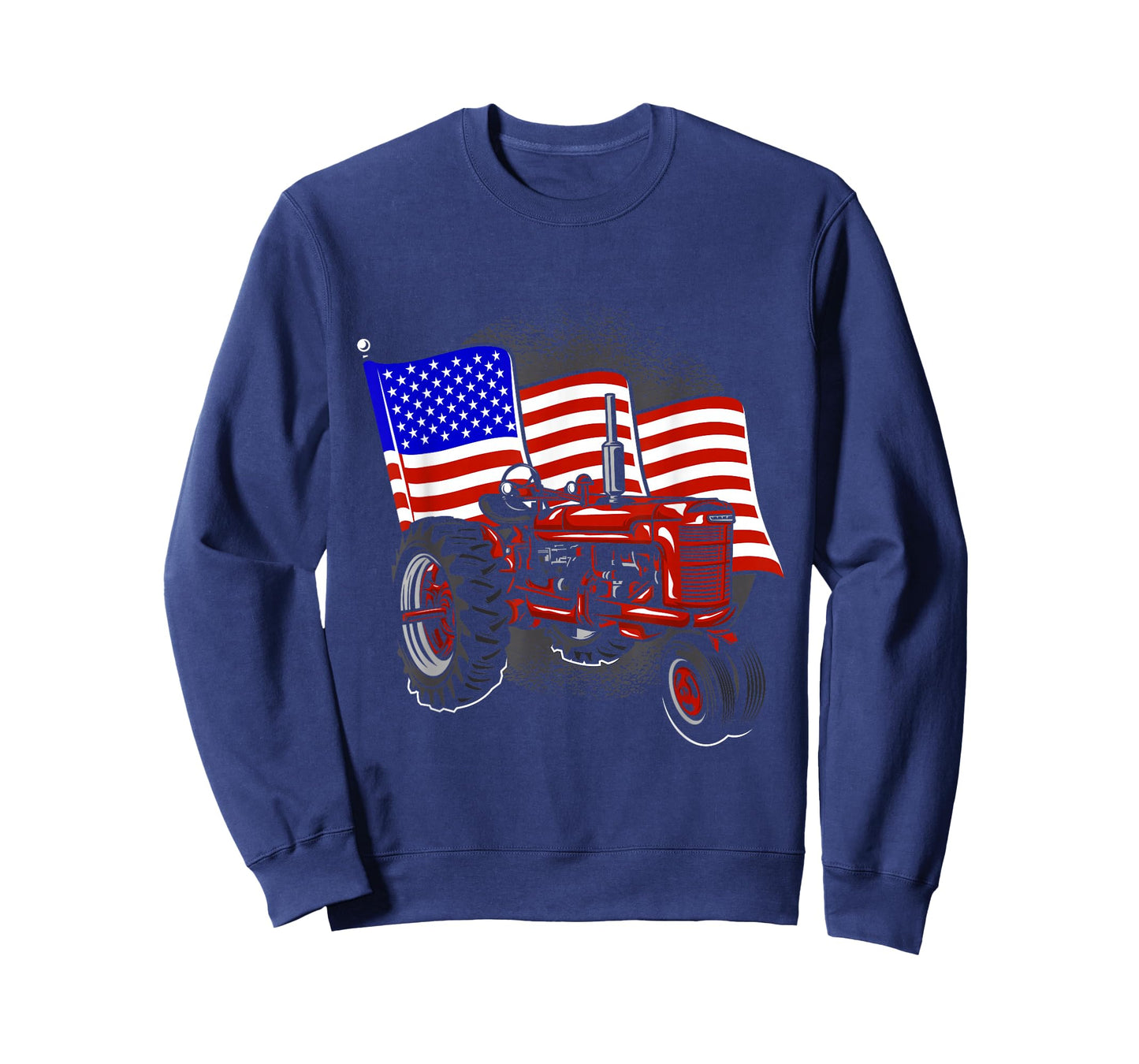 4th Of July Gift Patriotic Farmer US Flag Tractor Farmer T-Shirt