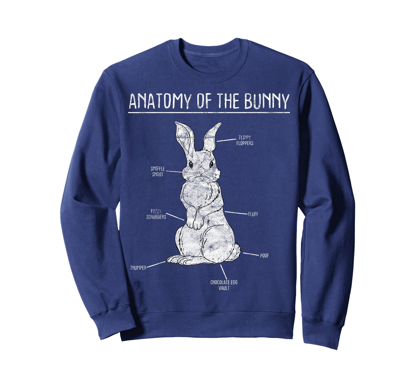 Rabbit Anatomy Bunny Lover Animal Pet Owner Gift T-Shirt