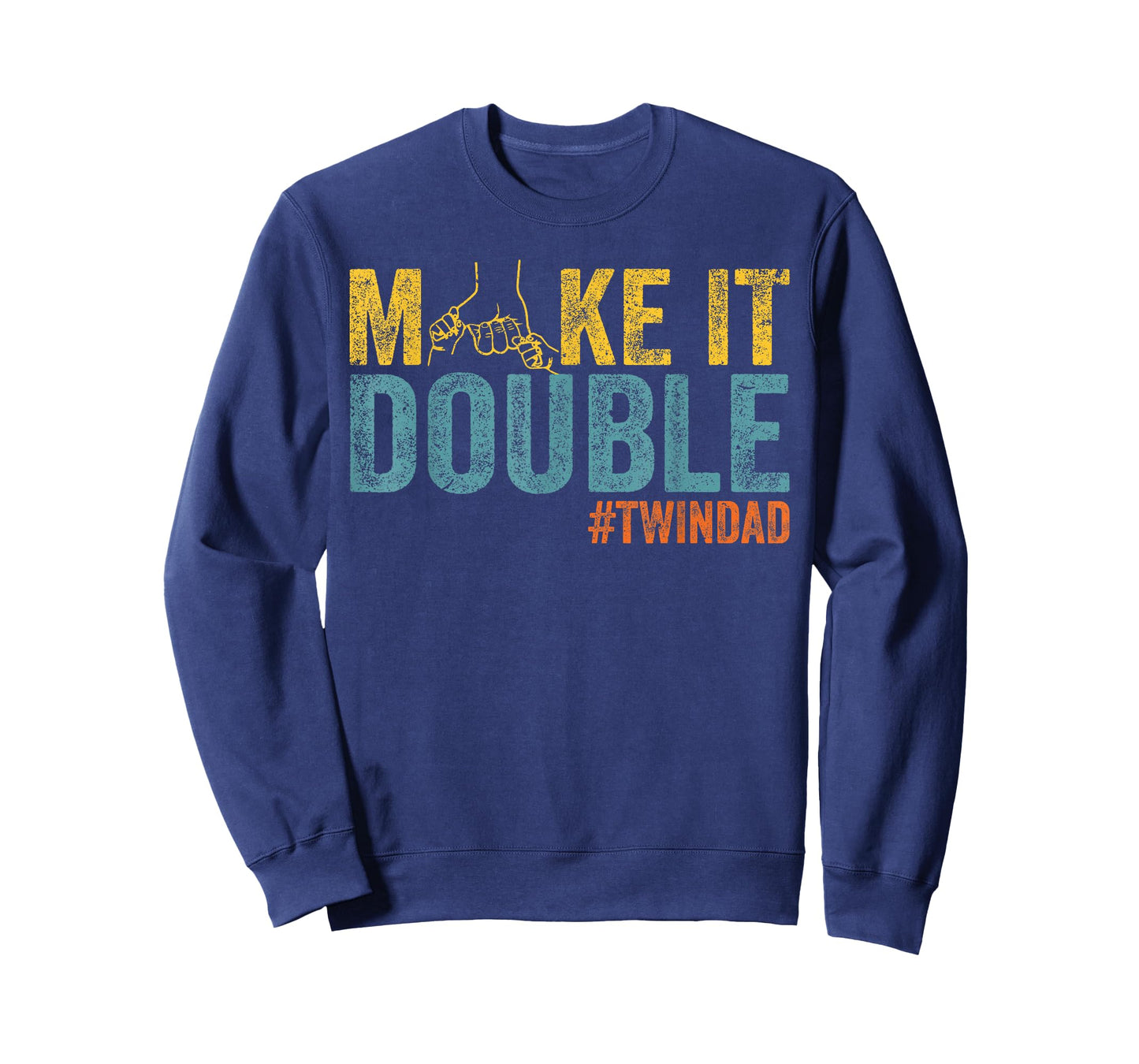 Make It A Double Twin Dad New Dad Expecting Twins T-Shirt