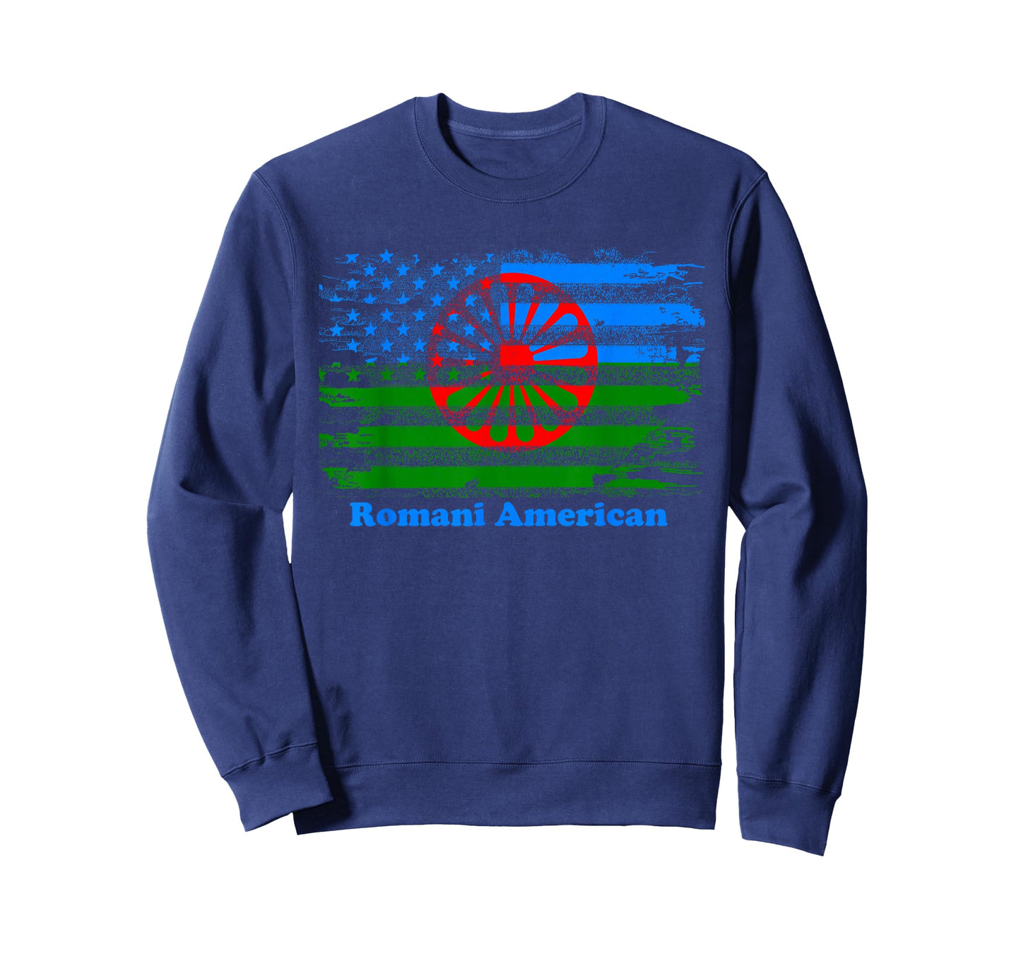 Romani American flag t-shirt T-Shirt