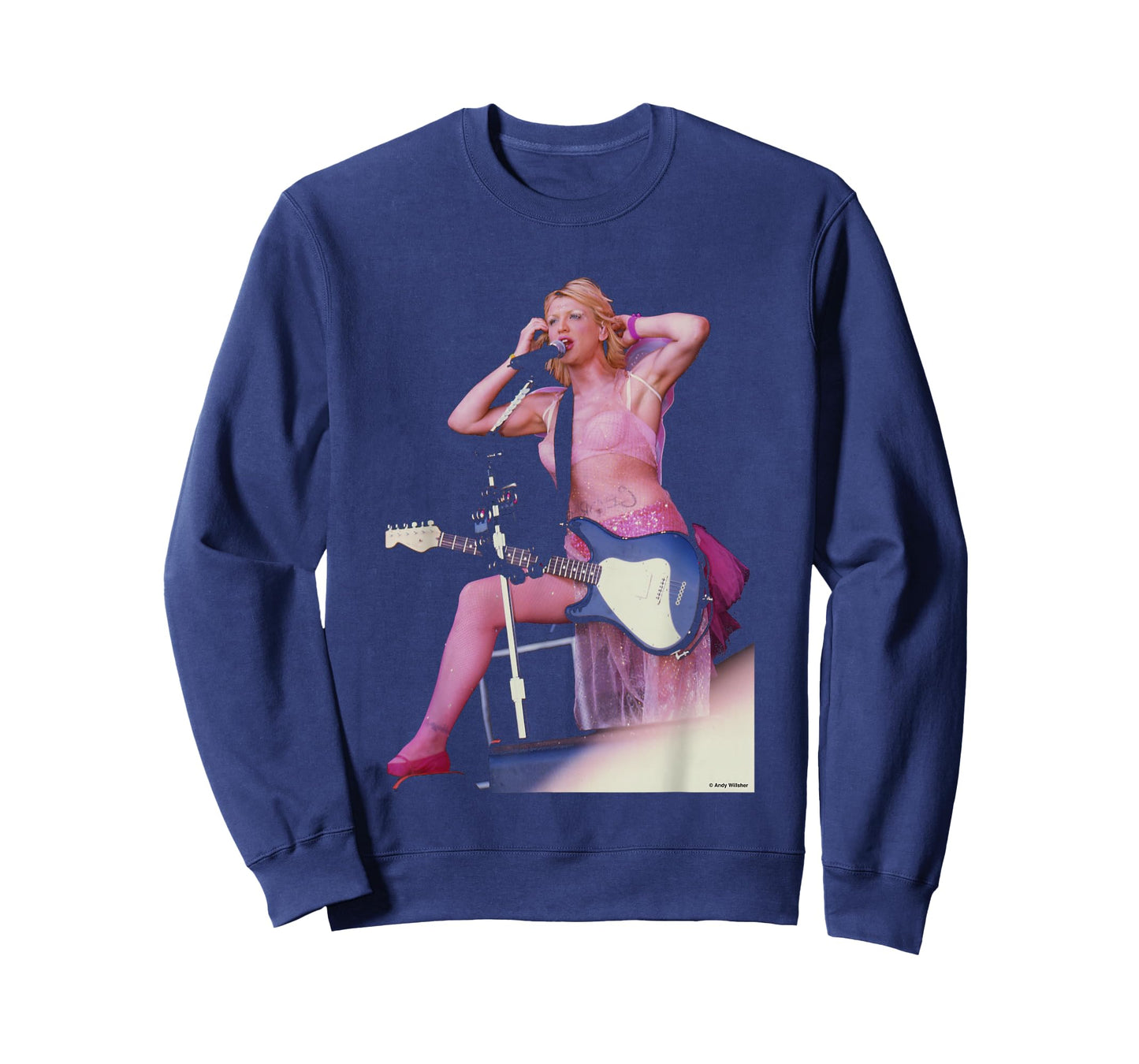 Hole Courtney Love Live Glastonbury 1999 by Andy Willsher T-Shirt