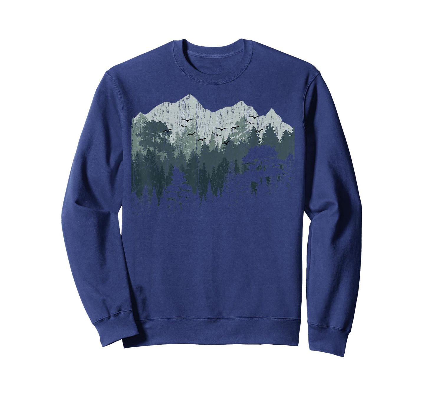 Mountain Nature Hiking Wildlife Trees Outdoor Forest Camping T-Shirt