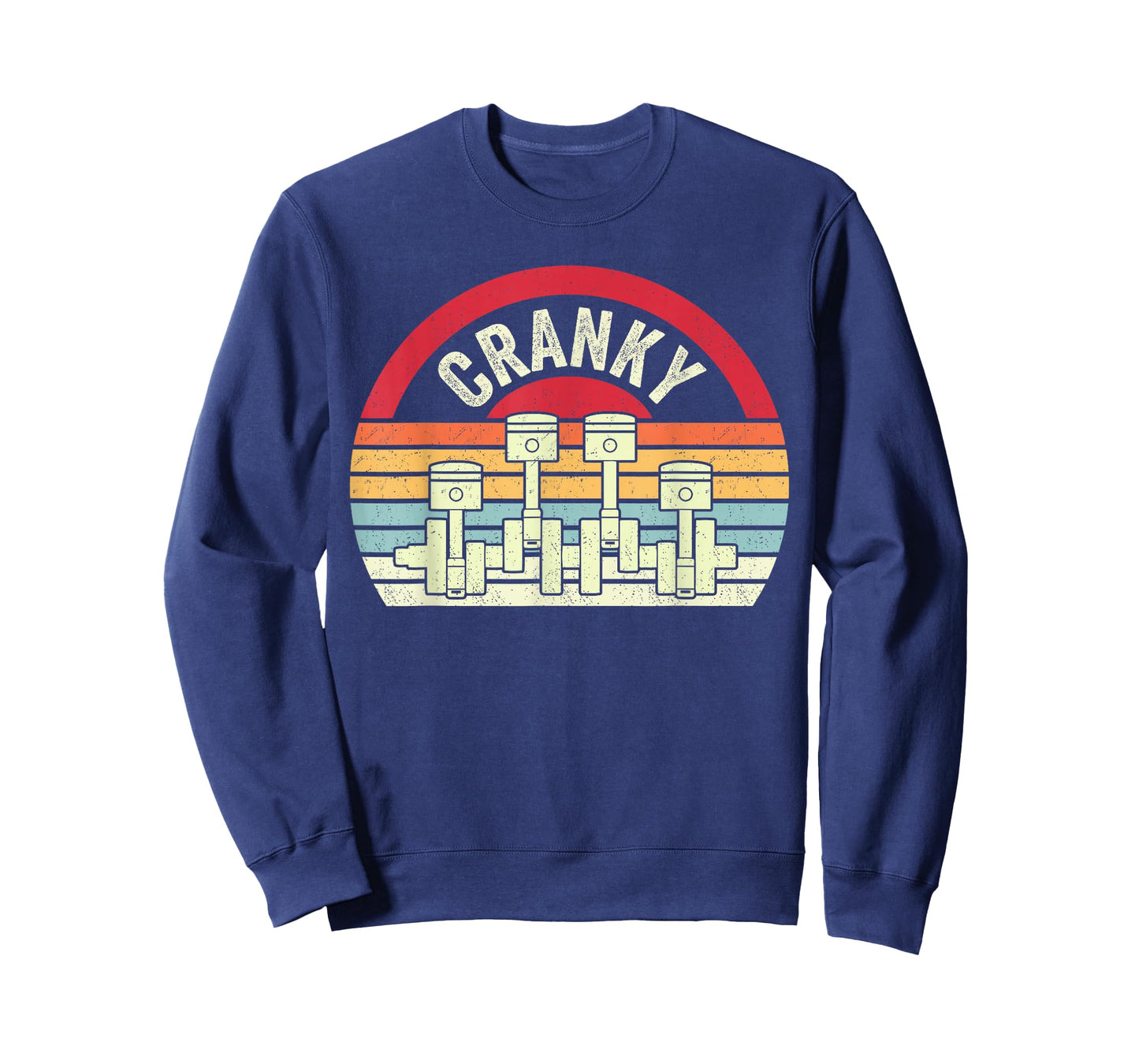 Cranky Car Engine Crankshaft Cars Lover Mechanics Father T-Shirt