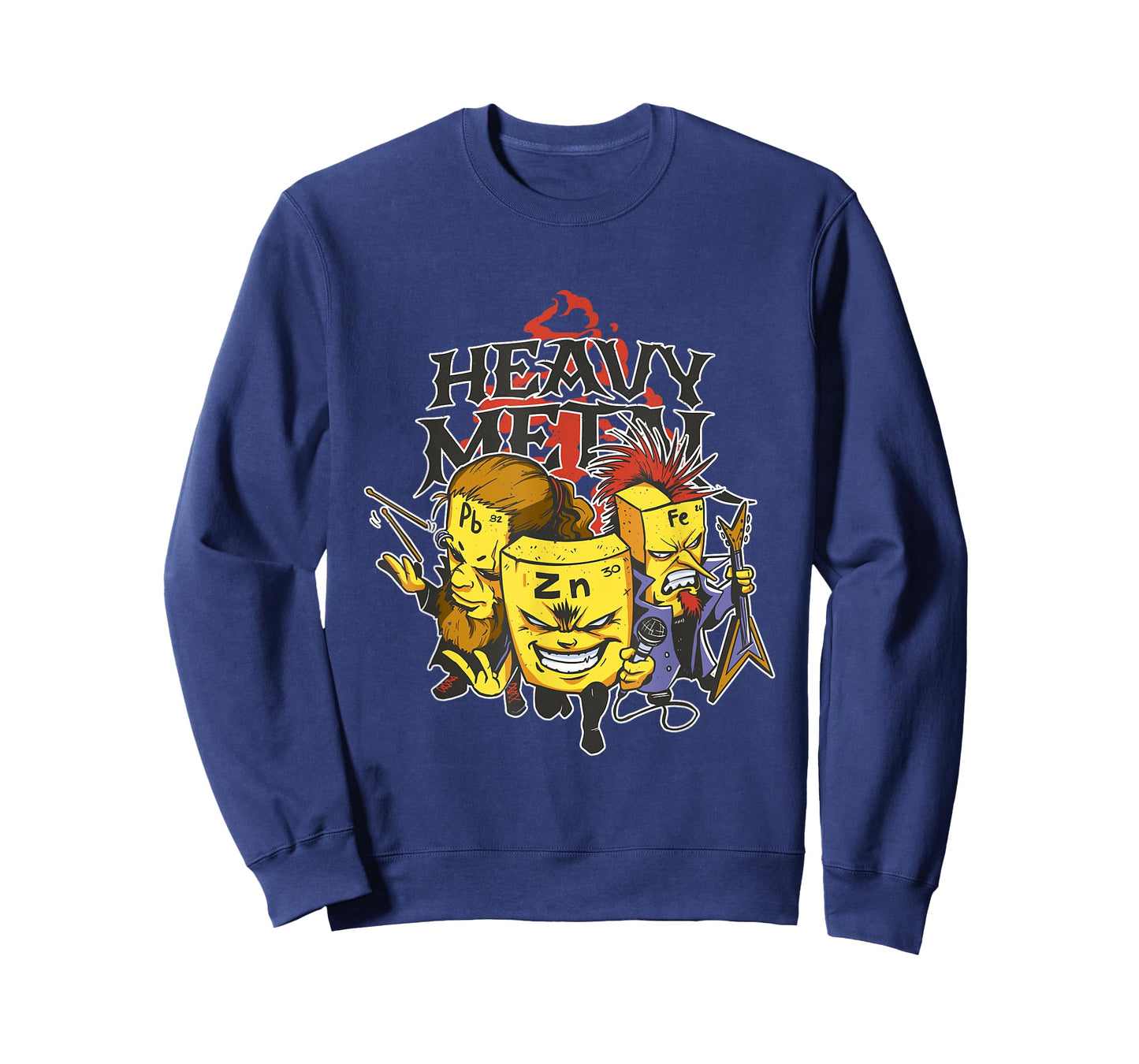 chemistry heavy metals characters art metalhead geek nerd T-Shirt