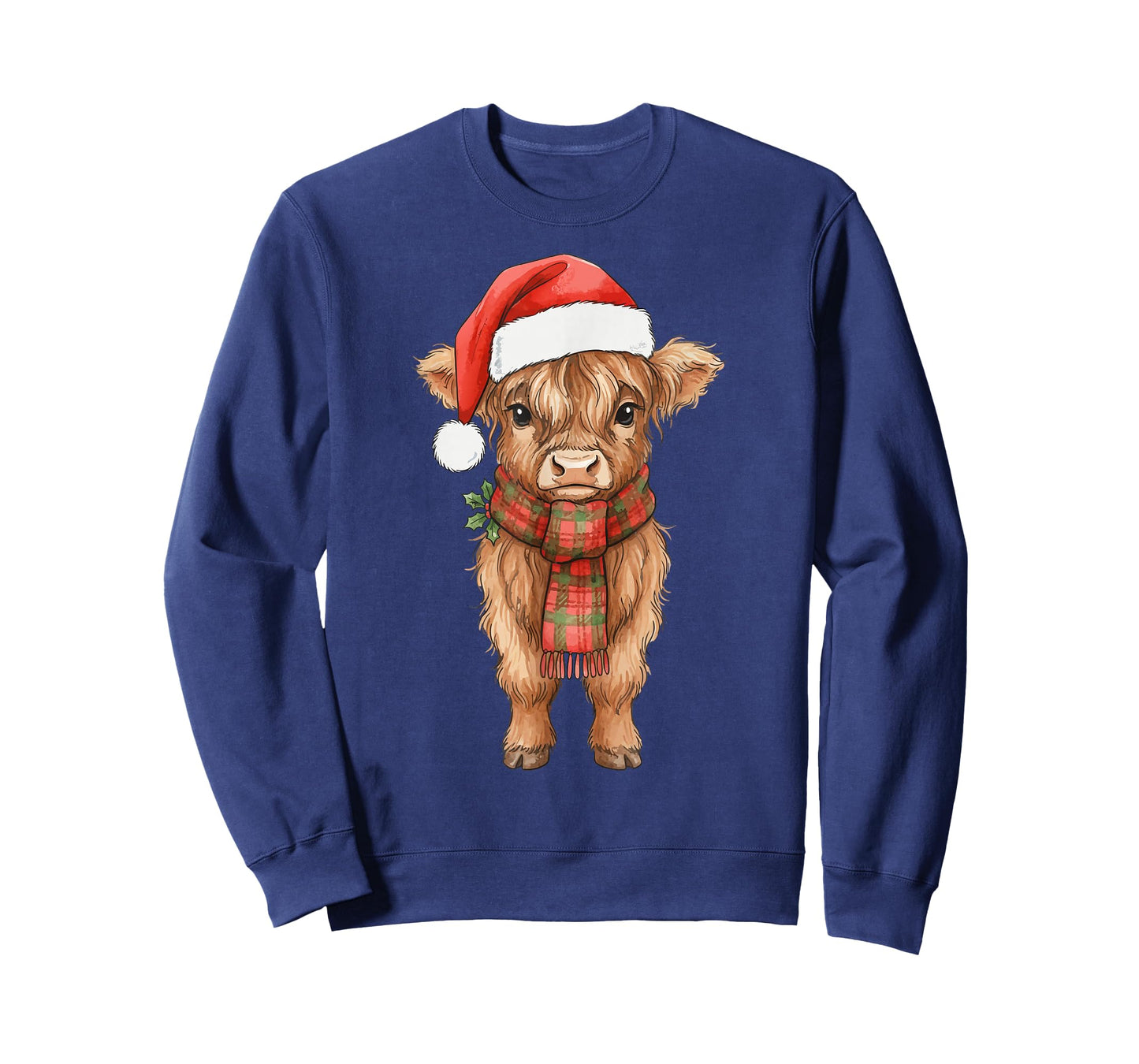 Cute Christmas Highland Cow T-Shirt