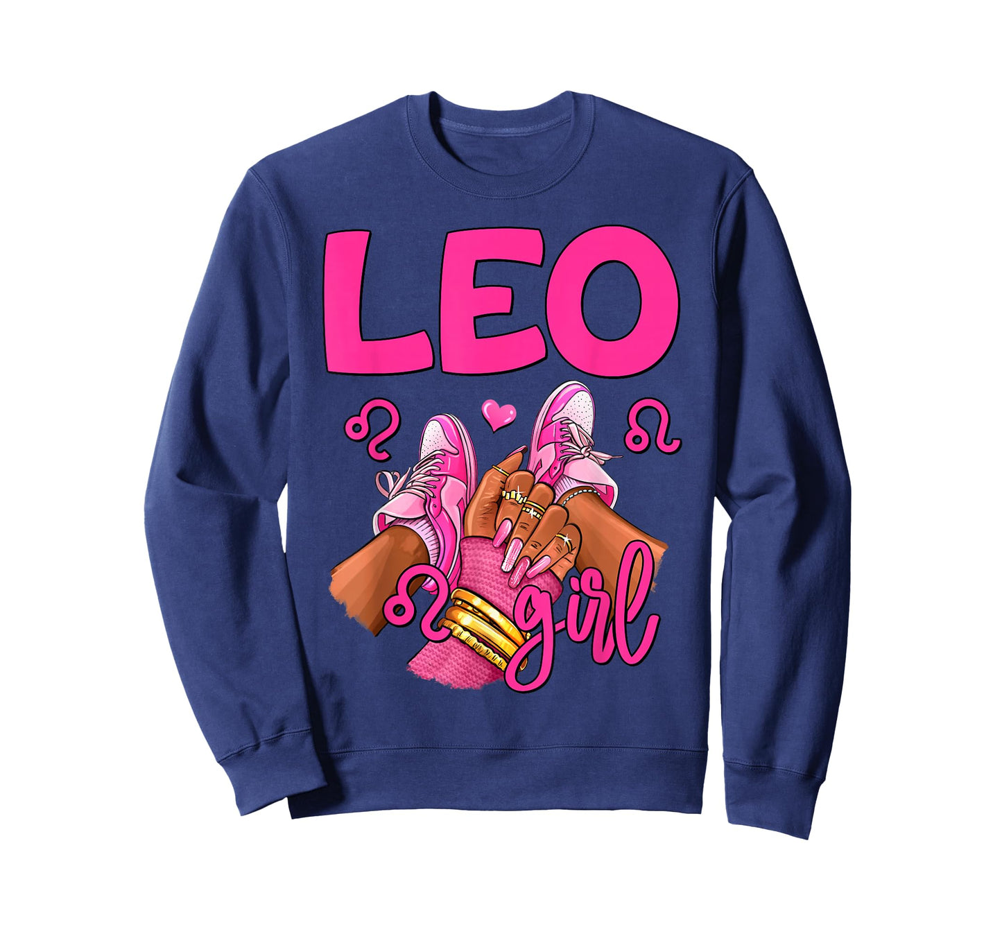 Leo Girl Birthday Queen Women Sneakers Zodiac Sign T-Shirt