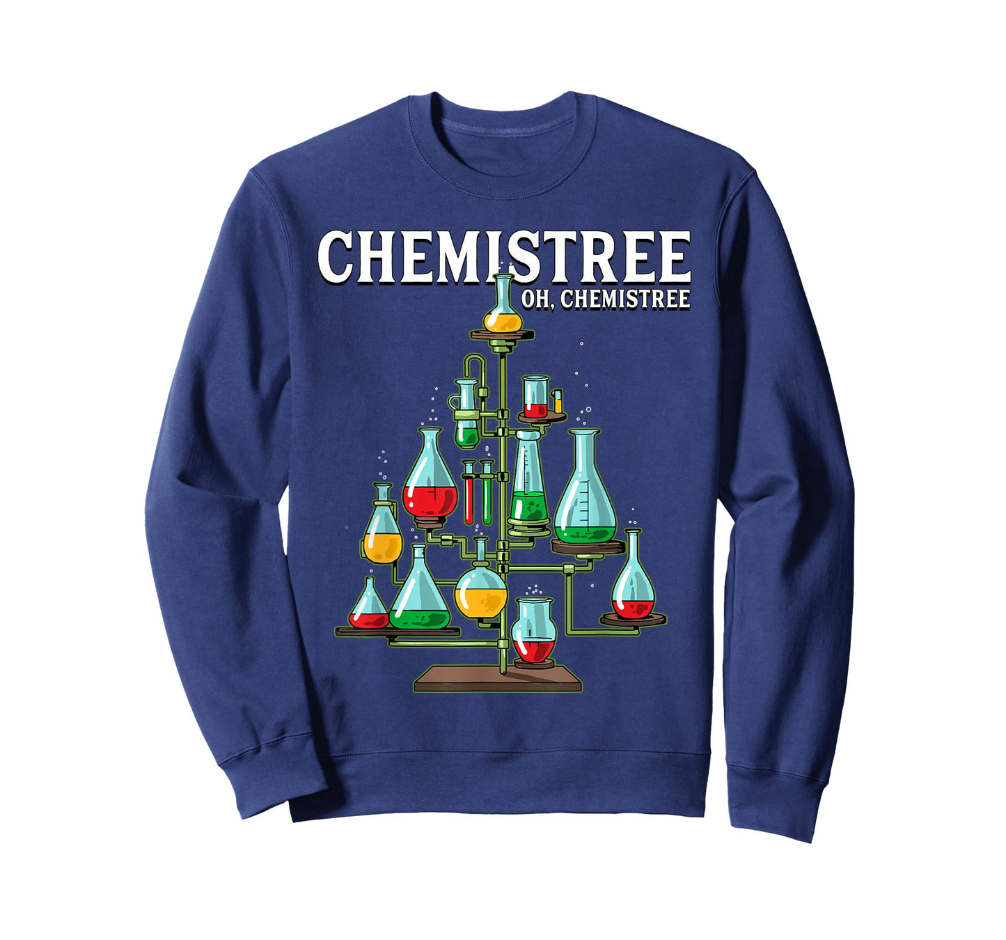 Oh Chemistree Shirt Chemical Christmas Tree Chemistry Xmas T-Shirt