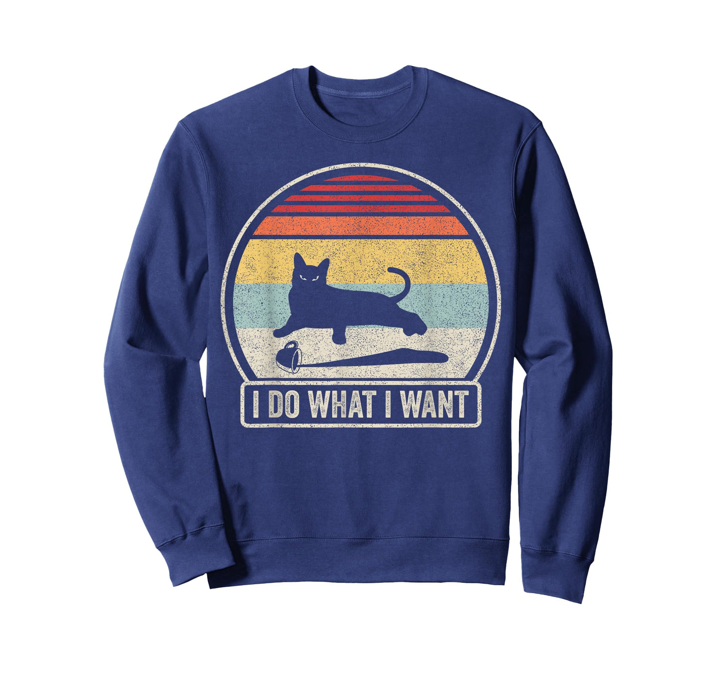 Retro Vintage I Do What I Want Cat T-Shirt