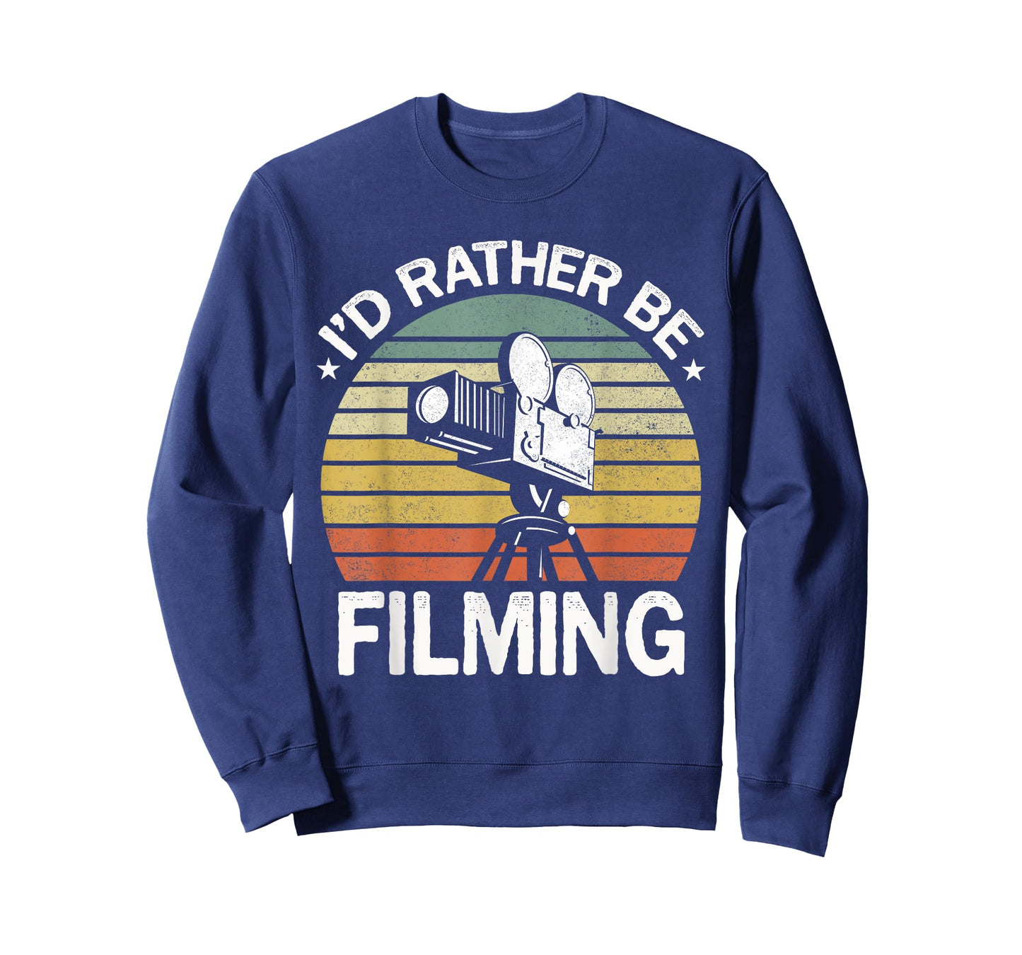 Funny Filmmaker Joke Shirt I'd Rather Be Filming T-Shirt