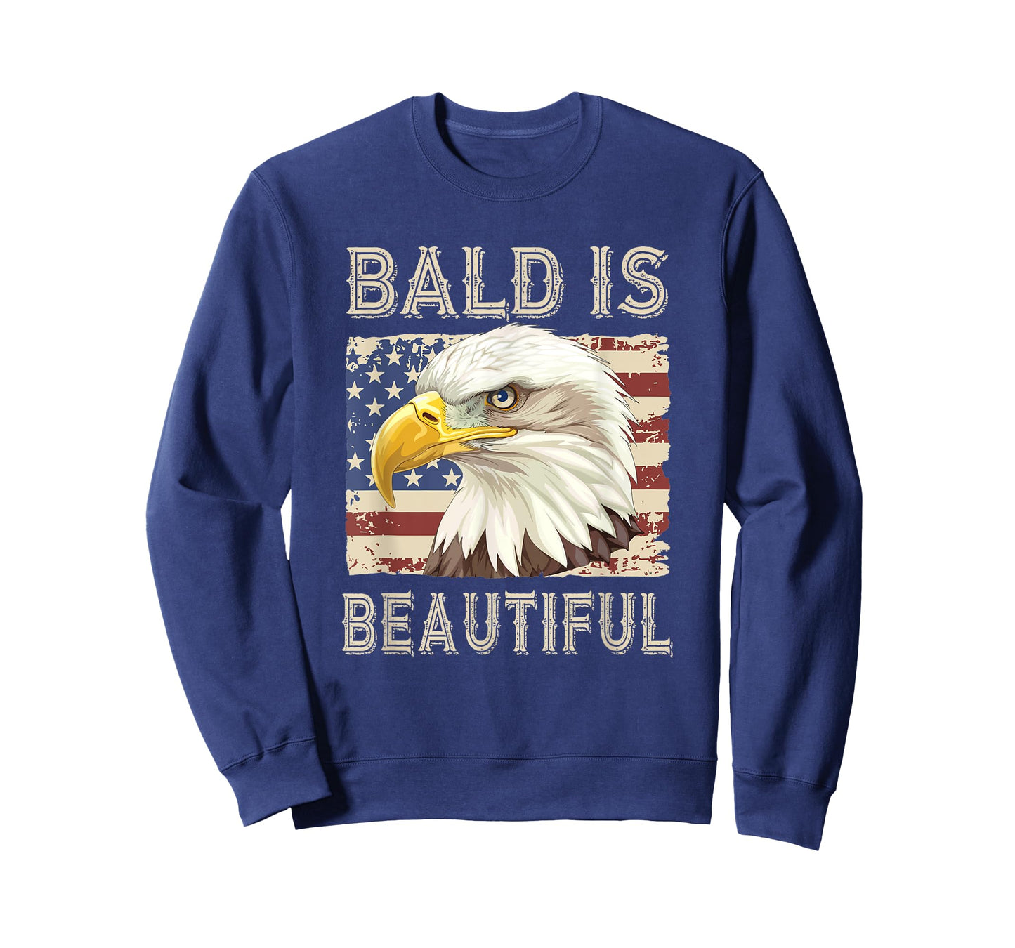 Bald Is Beautiful Bald Eagle T-Shirt