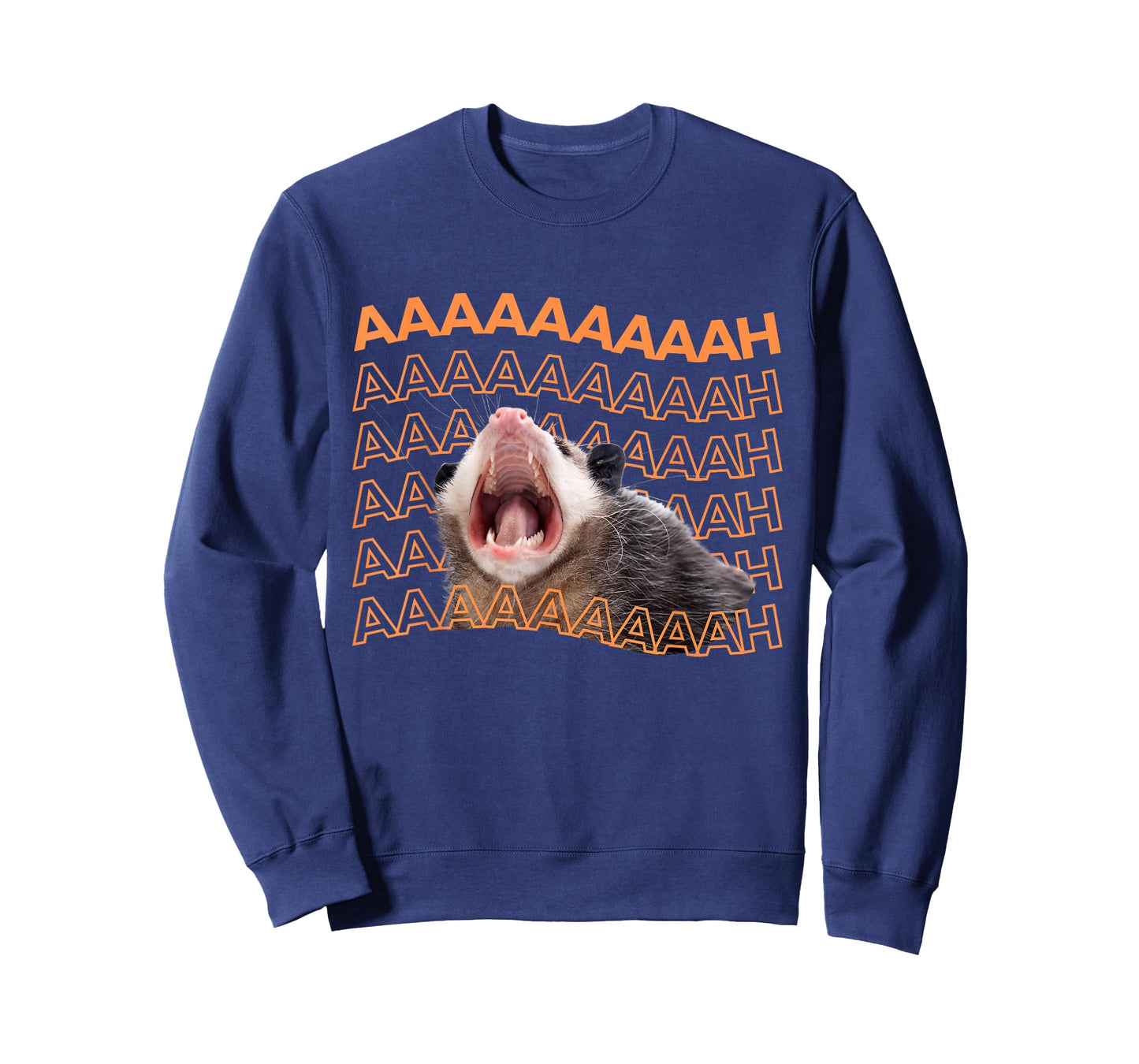 Opossum Screaming Funny Possum Trash Cat Meme Men Women Gift T-Shirt