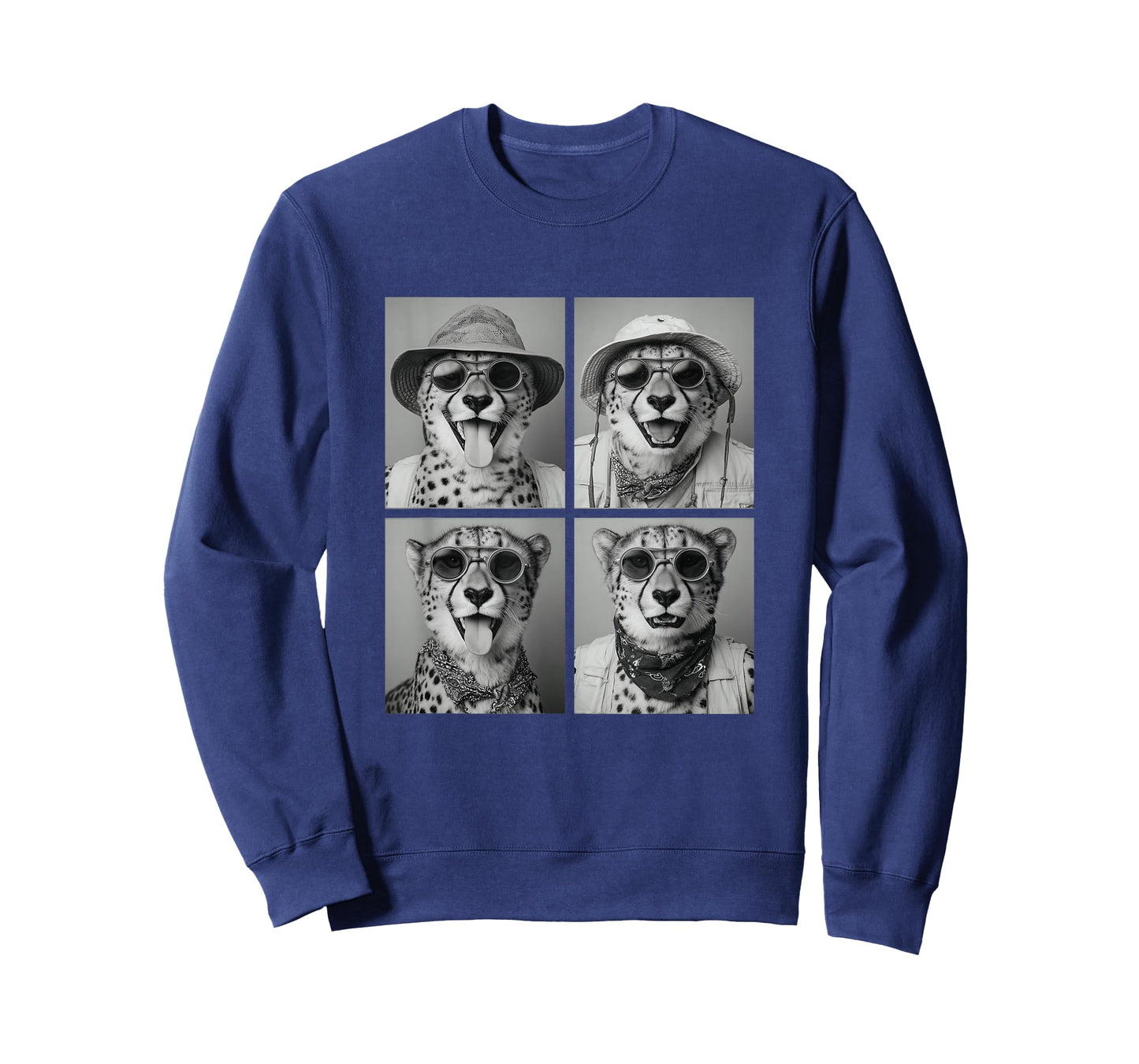 Funny Cheetahs with Sunglasses Safari Animals African Zoo T-Shirt