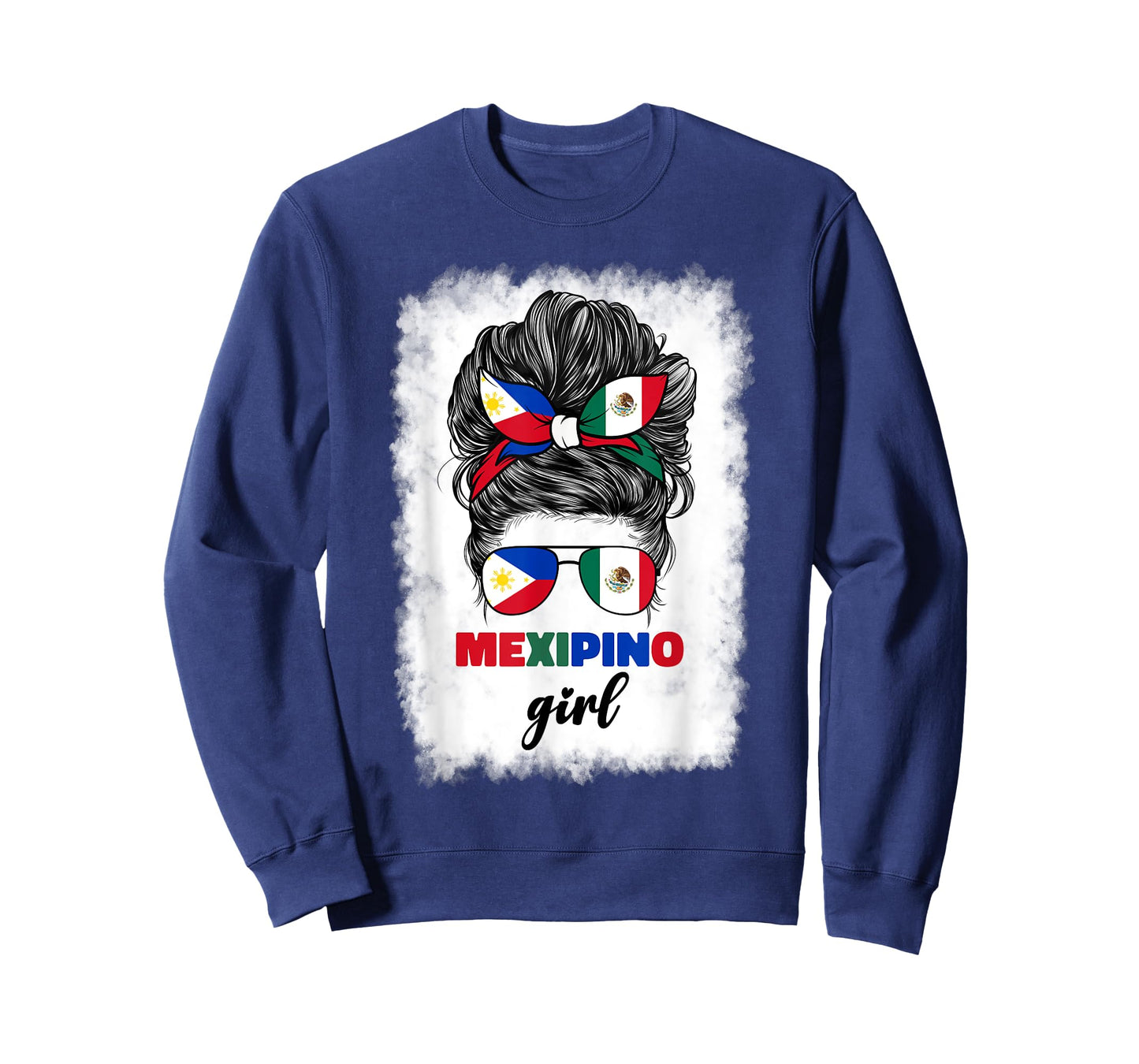 Mexipino Half Mexican And Filipino Mexico Philippines Flag T-Shirt