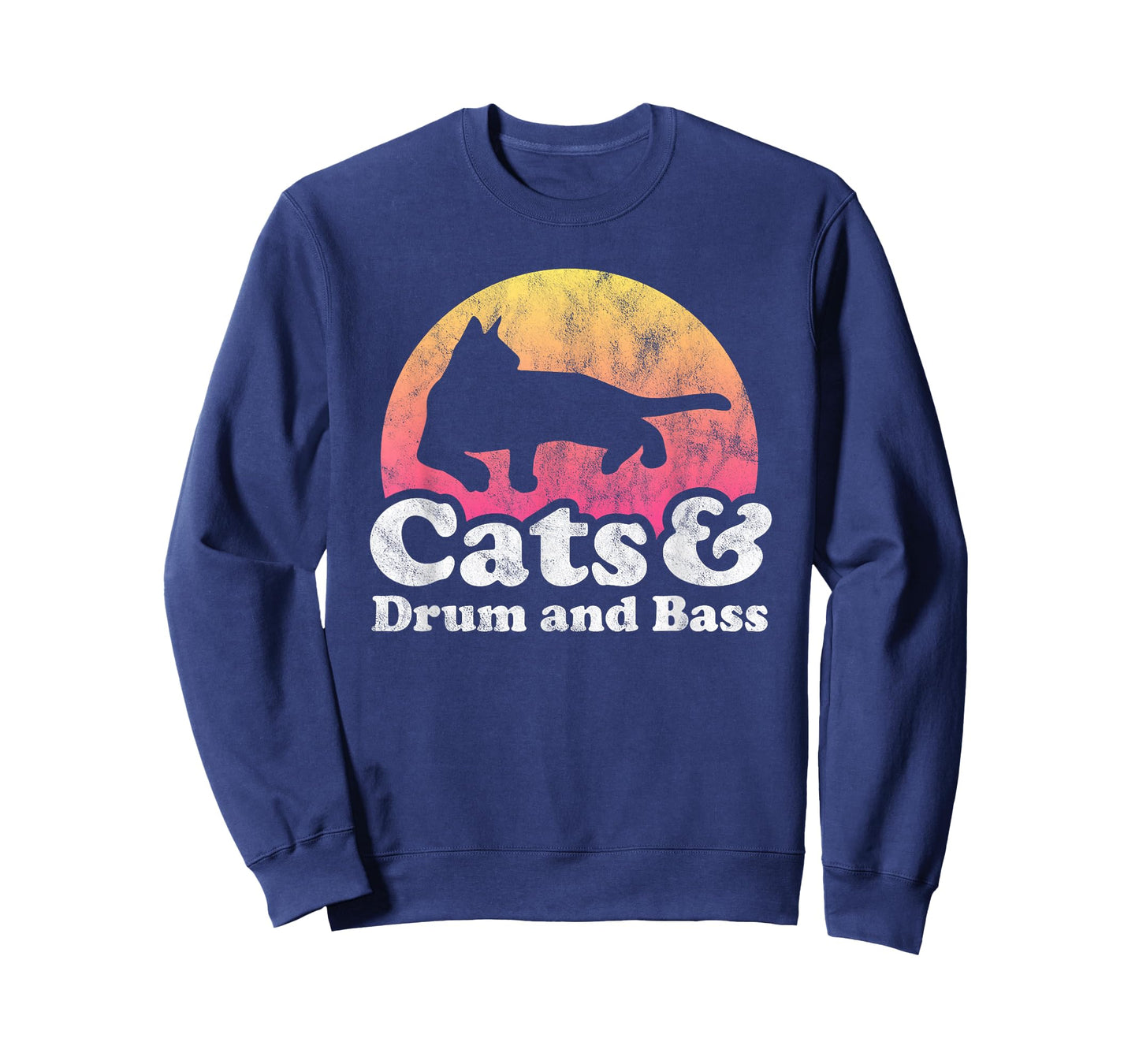 Cats and Drum and Bass Men's or Women's Cat T-Shirt