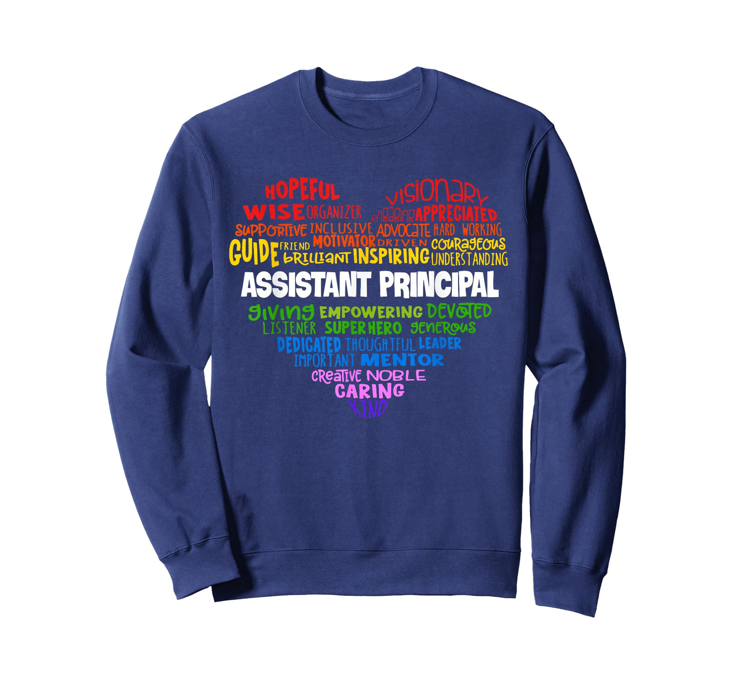 Assistant Principal Cute Heart Shirt Back to School T-Shirt