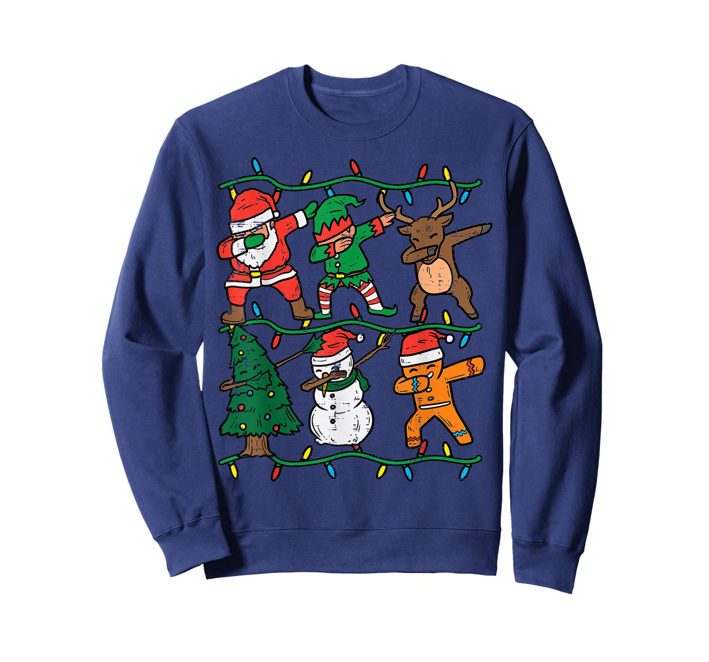 Dabbing Santa Elf Xmas PJs Christmas Men Girl Youth Boy Kids T-Shirt