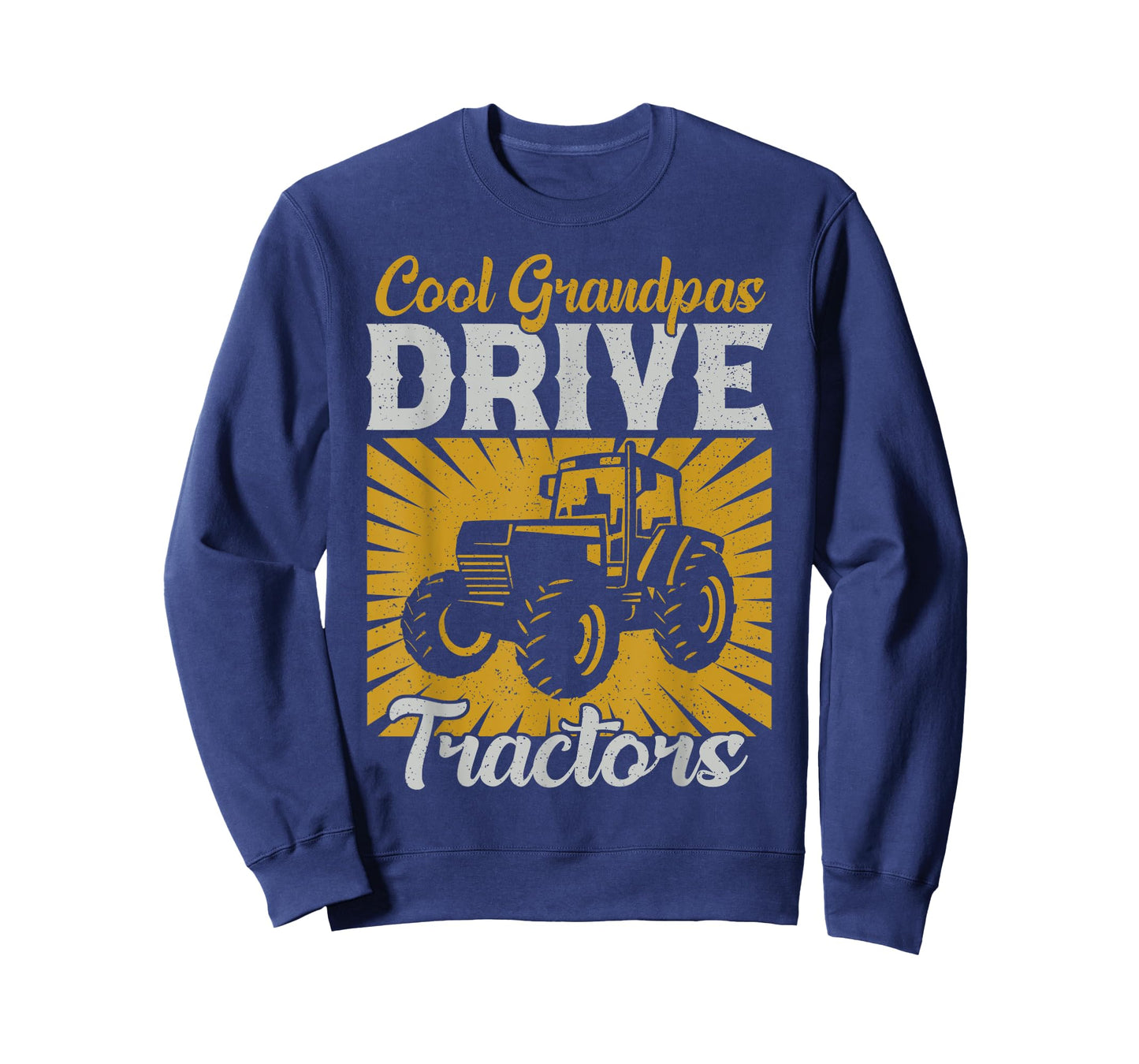 Cool Grandpas Drive Tractors Retro Cool Grandpas Farmer Farm T-Shirt