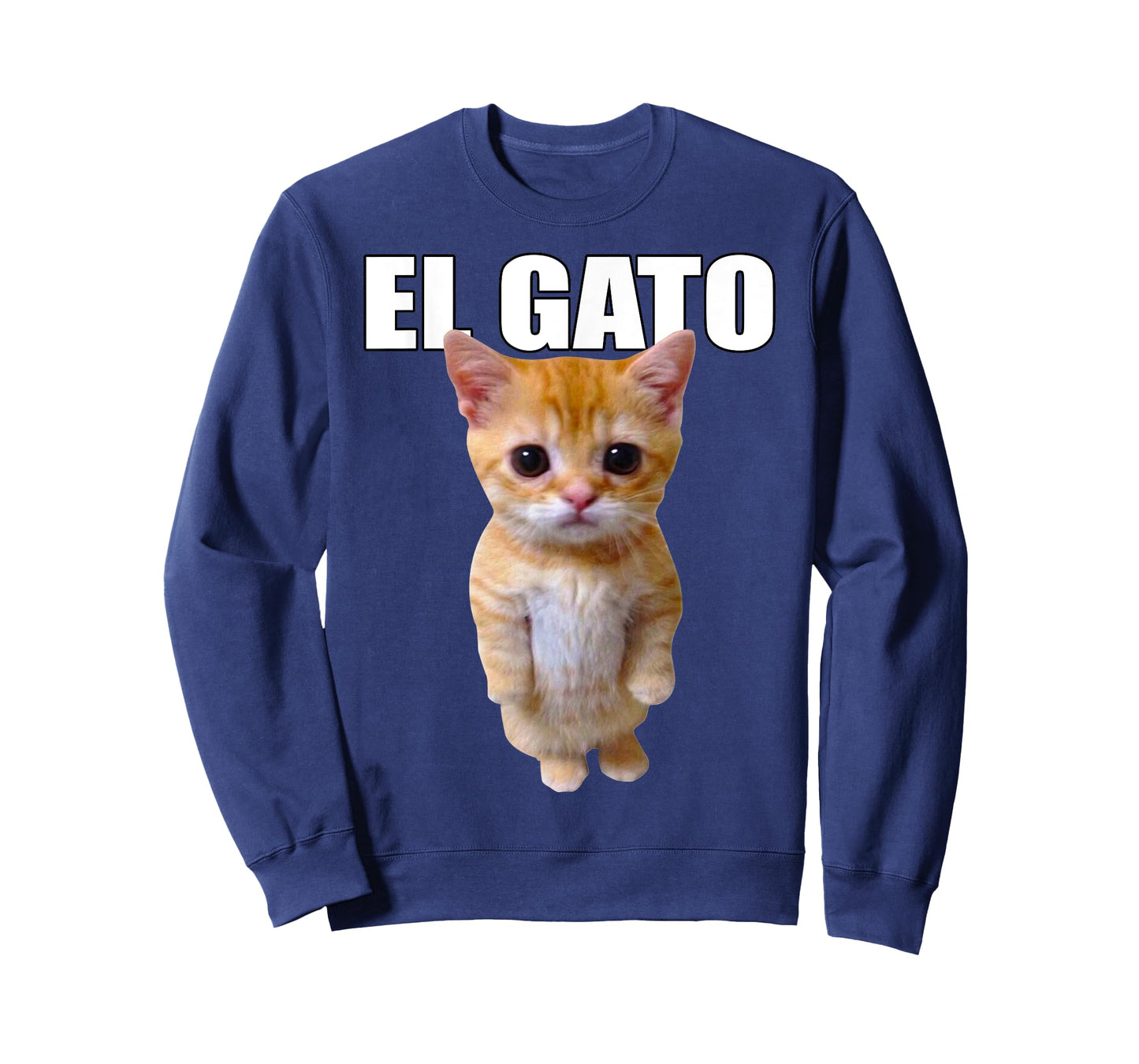 El Gato Meme Sad Crying Cat Munchkin Kitty Meme Trendy T-Shirt Small