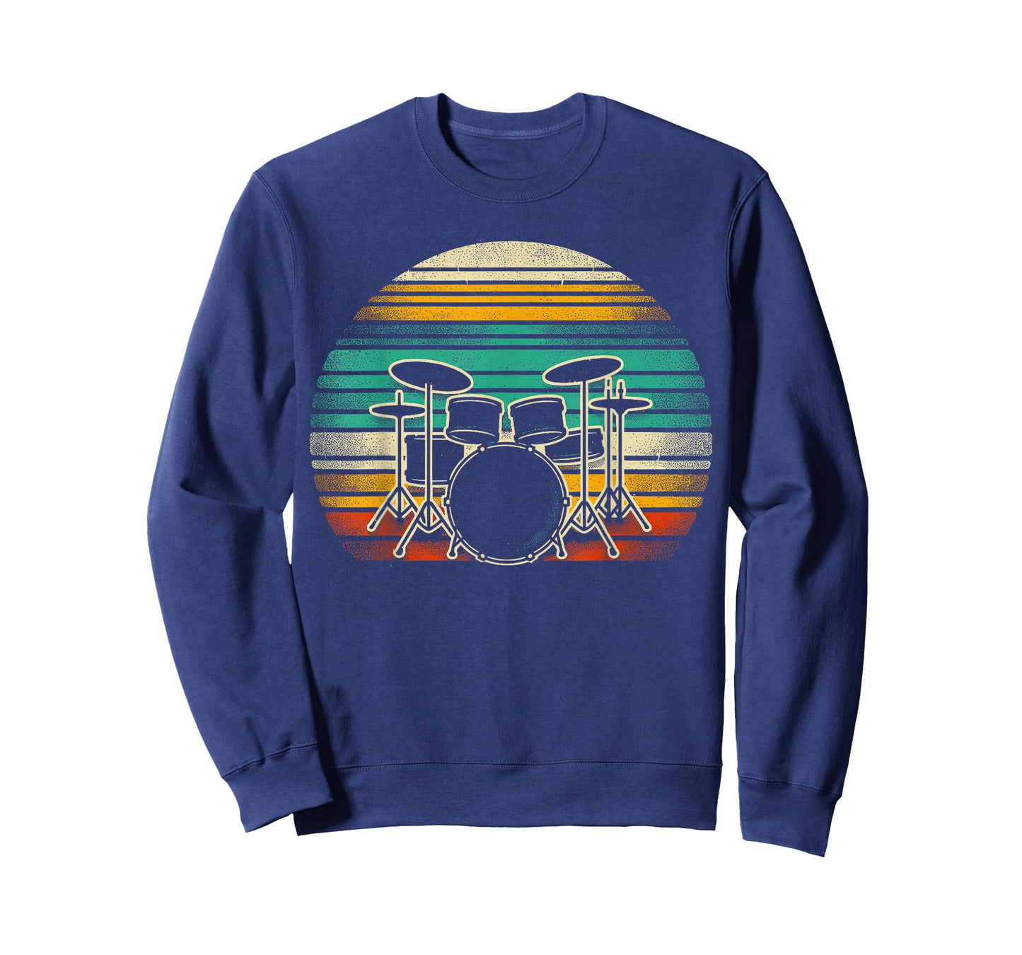Drums Vintage Drummer Band Retro Drumset T-Shirt