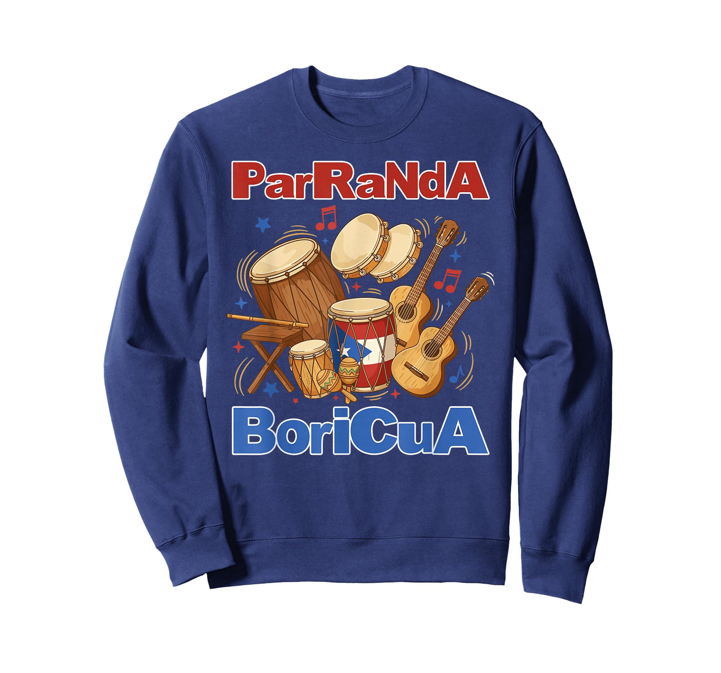 ParRaNdA Boricua Puerto Rican Christmas Music Holiday T-Shirt