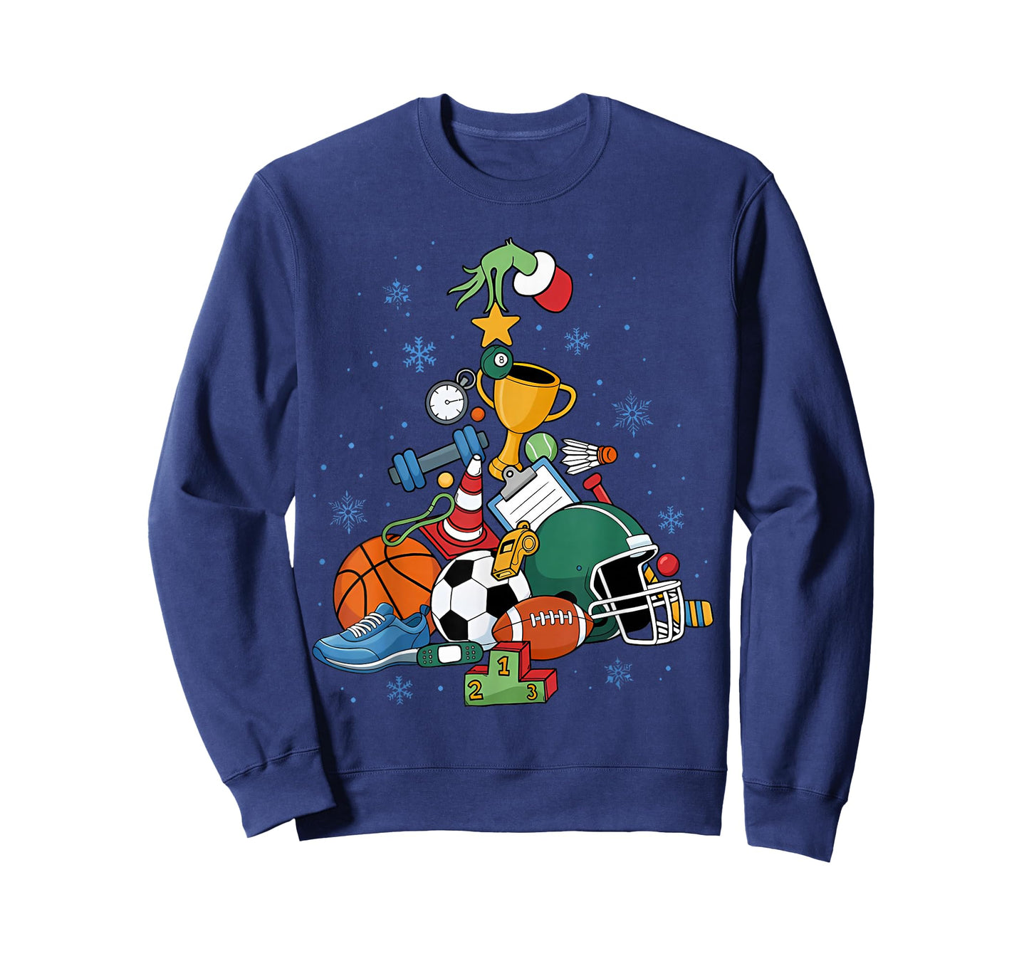 PE Teacher Christmas Tree Physical Education Instructor Xmas T-Shirt