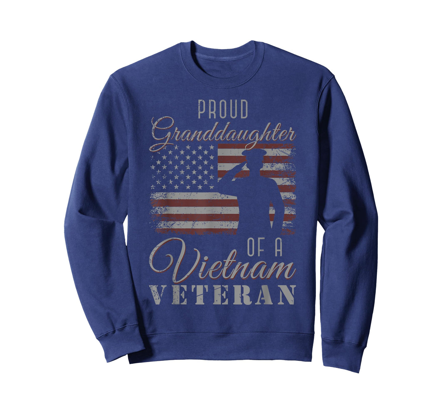 Proud Granddaughter US Flag 4th Of July Vietnam Veteran T-Shirt