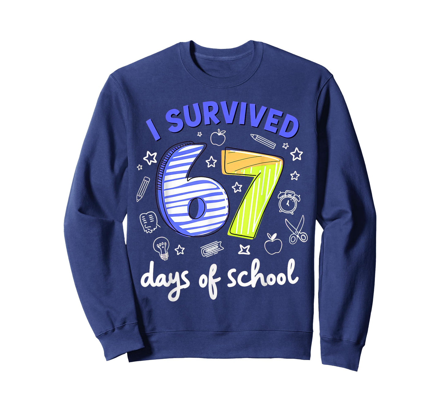 I Survived 67 Days of School Meme Teacher Student T-Shirt