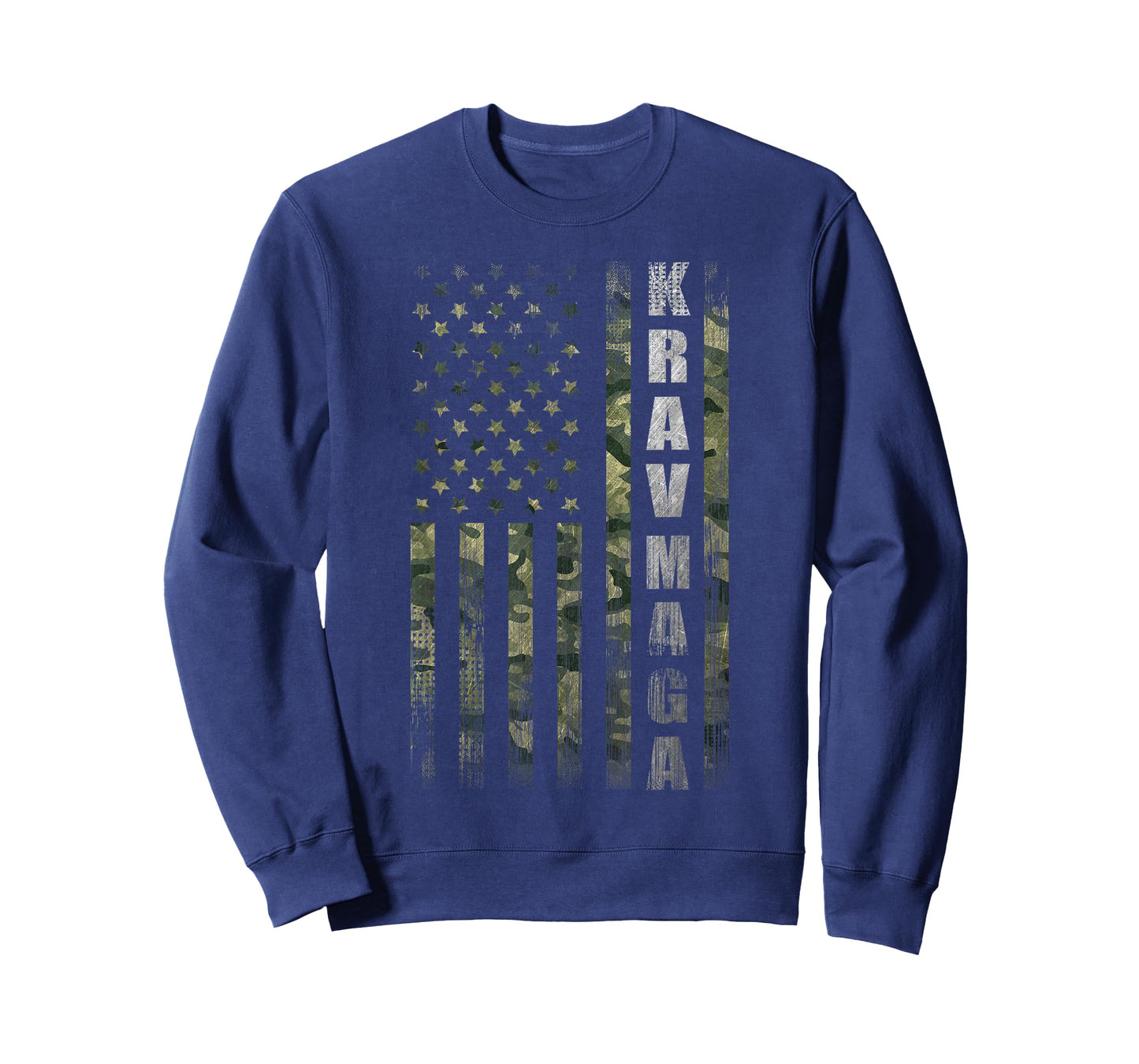 Krav MAGA USA American Flag Camo Fan Vintage T-Shirt