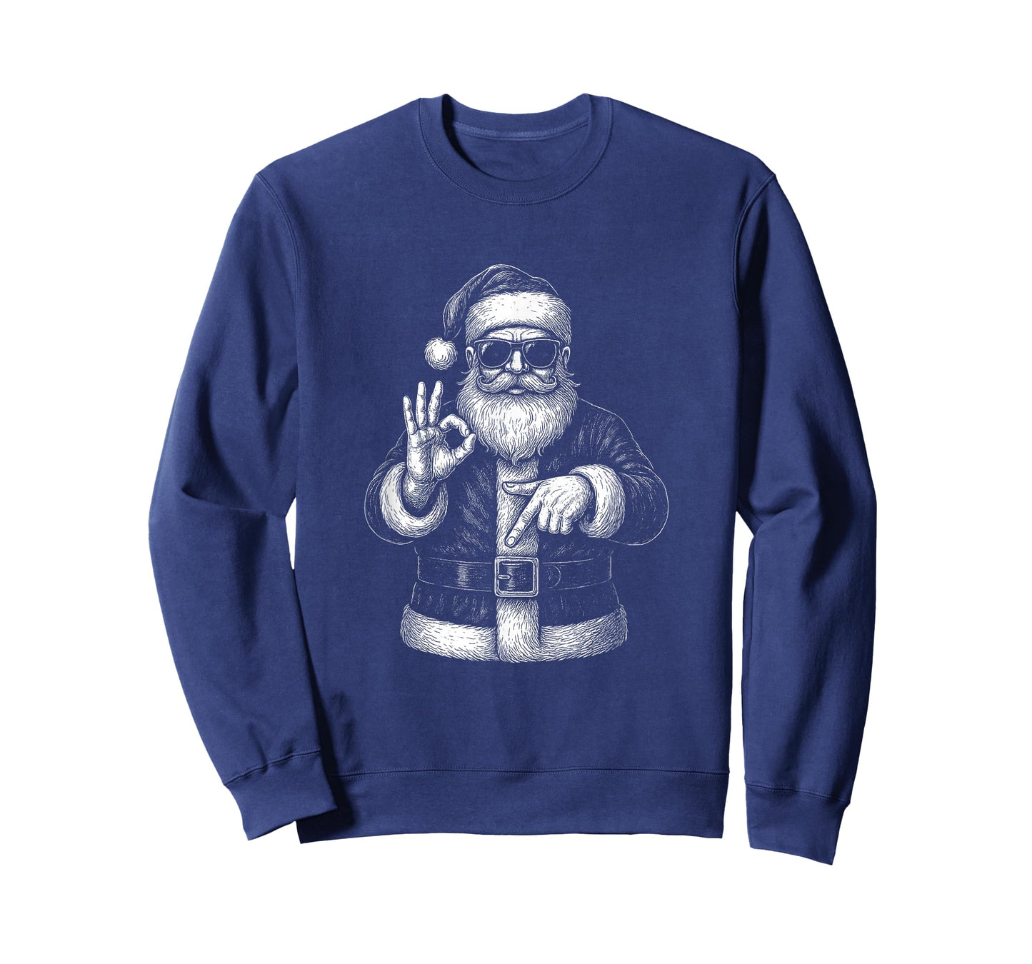 Funny Santa 6 7 Meme Design | Christmas Math Humor T-Shirt