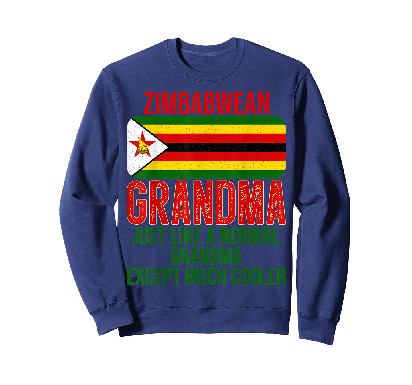 Vintage Zimbabwean Grandma Zimbabwe Flag for Mother's Day T-Shirt