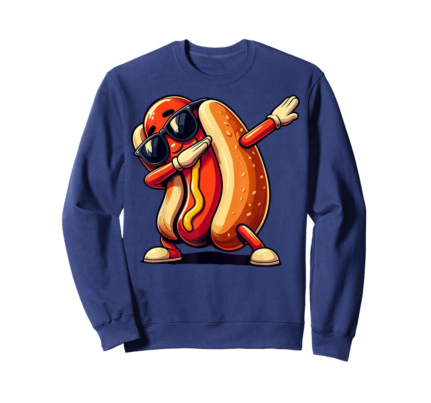 Cool Hot Dog Dabbing Funny Fast Food Hotdog Lovers Toddler T-Shirt