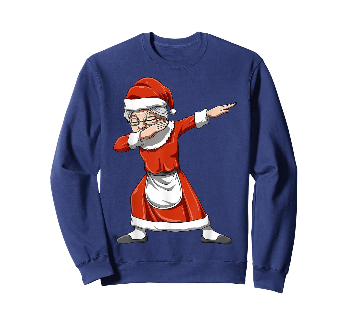 Dabbing Mrs Santa Claus Christmas Themed Gift Dabbing Lovers T-Shirt