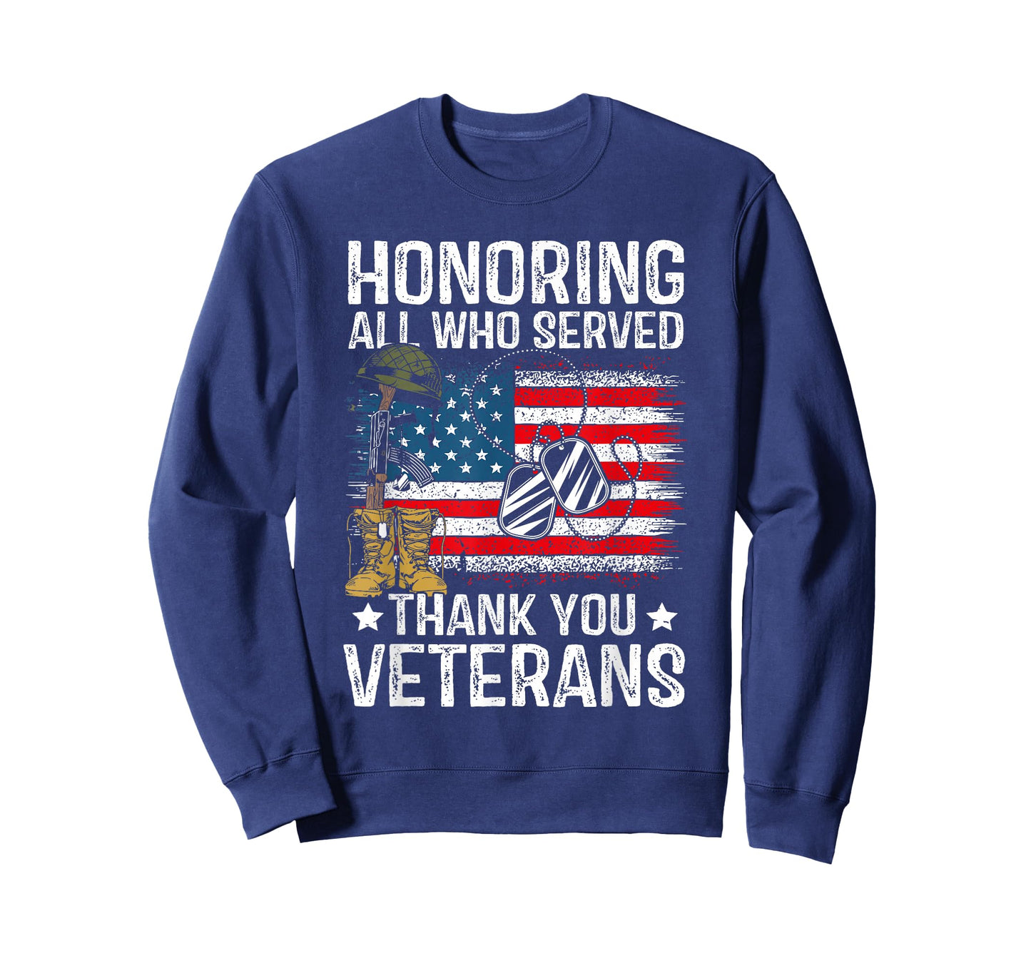 Honoring All who Served Thank You Veterans Day US Patriotic T-Shirt