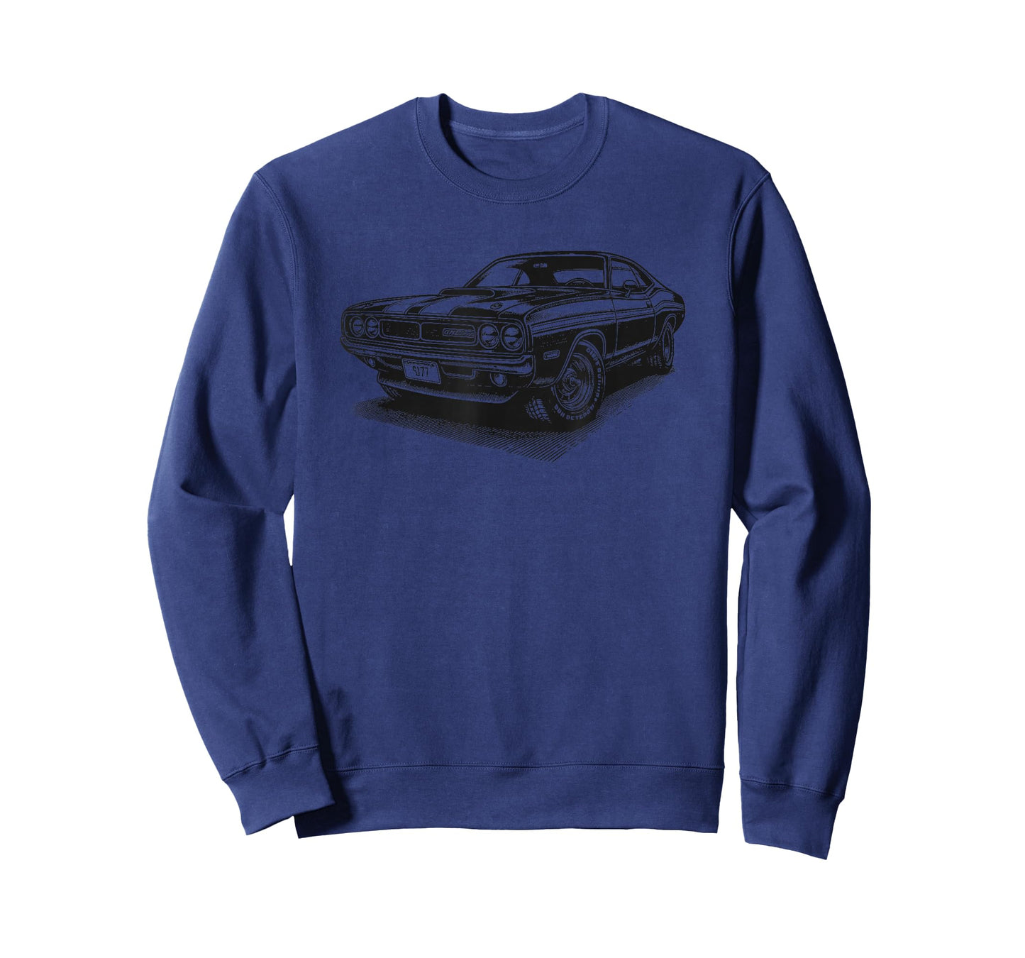 Classic American Muscle Car Retro Vintage 60s 70s Car Lover T-Shirt