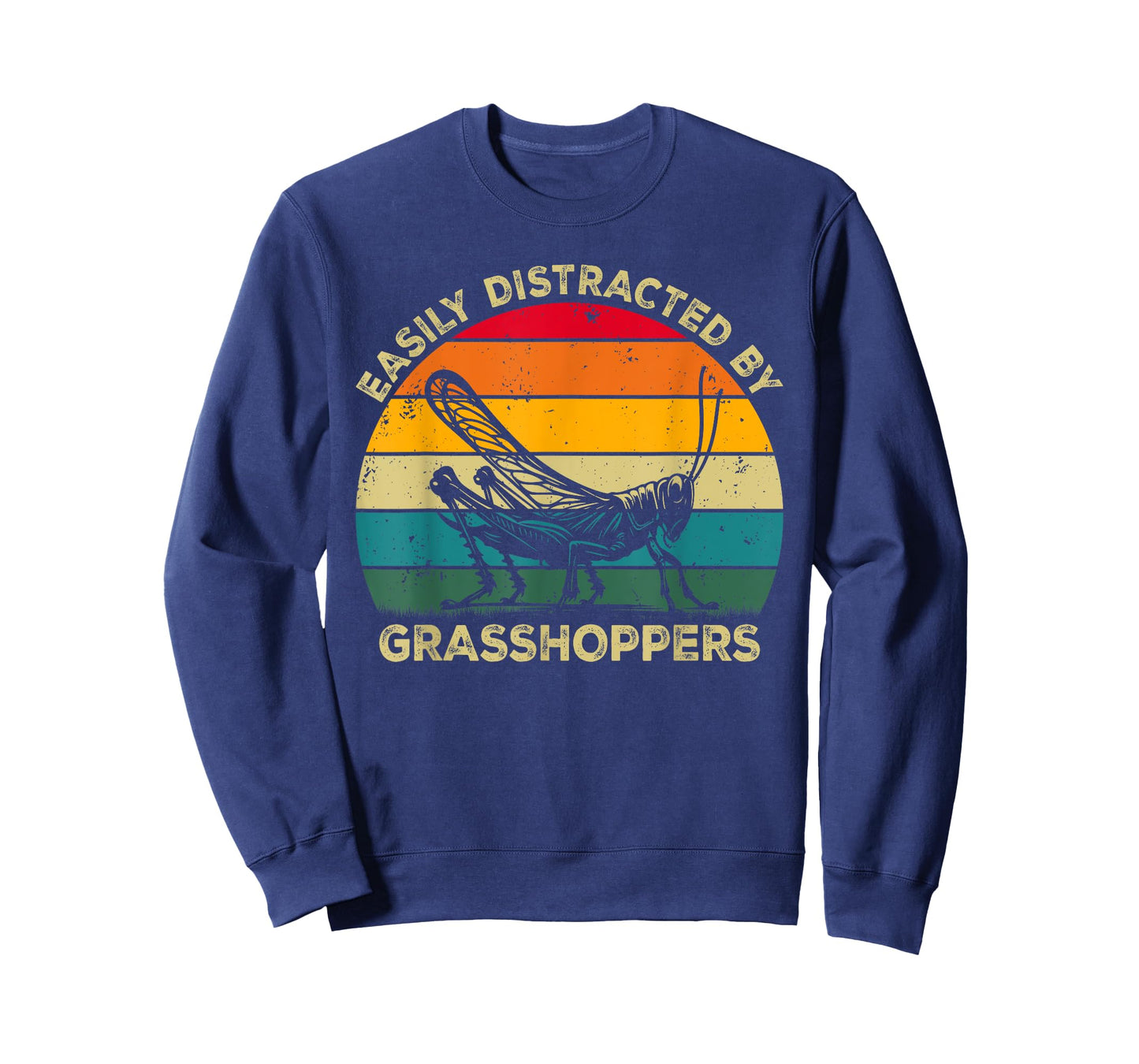 Easily Distracted By Grasshoppers, Cute Grasshopper Lovers T-Shirt