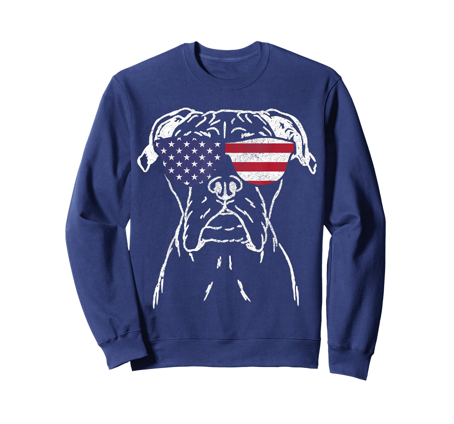 Boxer Dog Patriotic 4th of July American Flag Pride T-Shirt