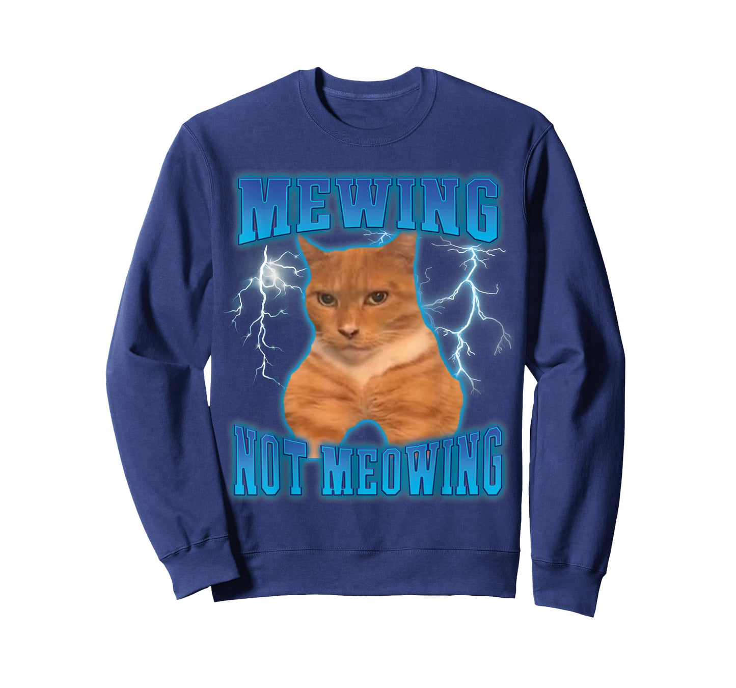 Cat Mewing Meme Cat Mewing Not Meowing T-Shirt