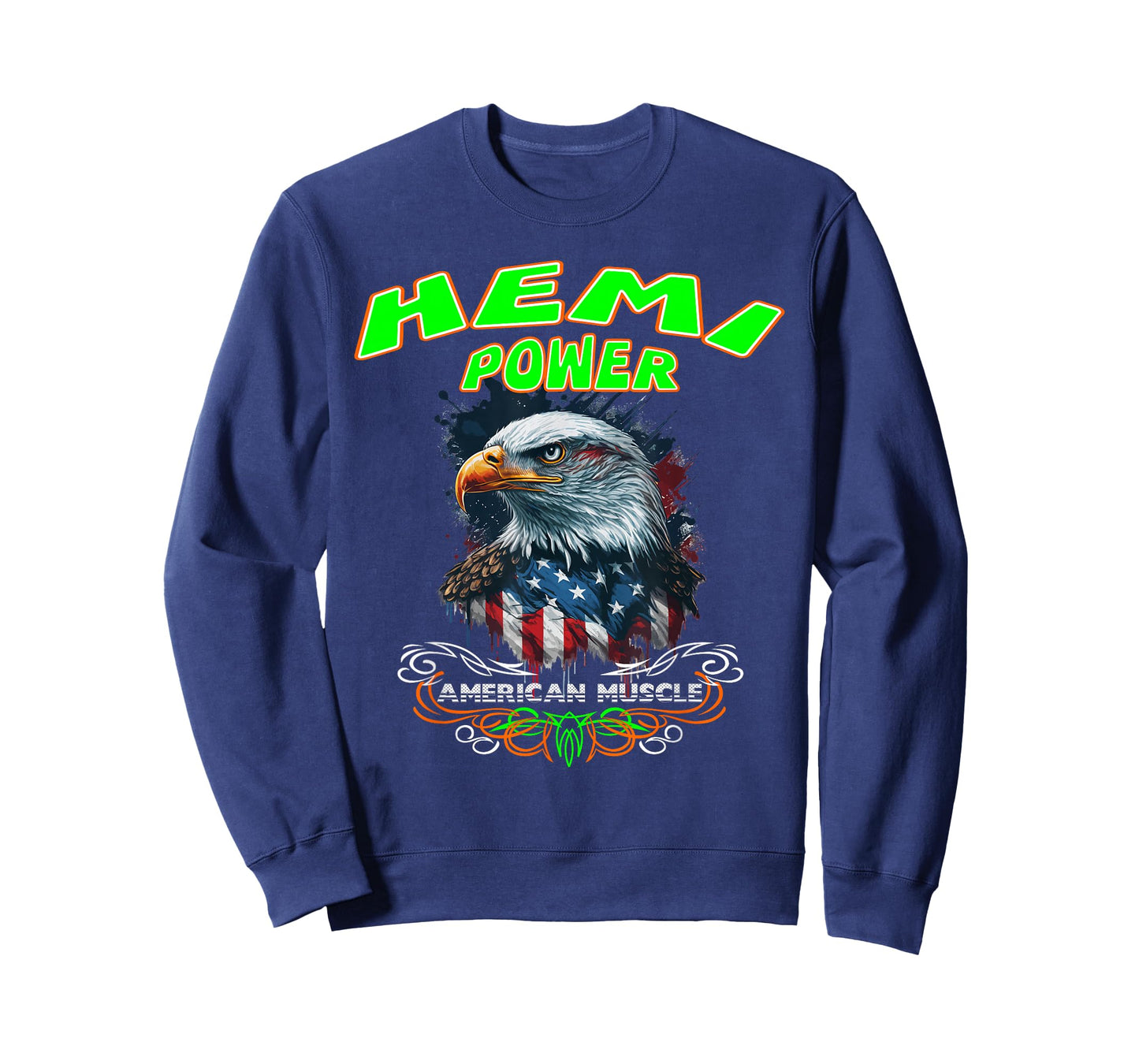 392 Hemi Power Patriotic Eagle Muscle Car Design T-Shirt