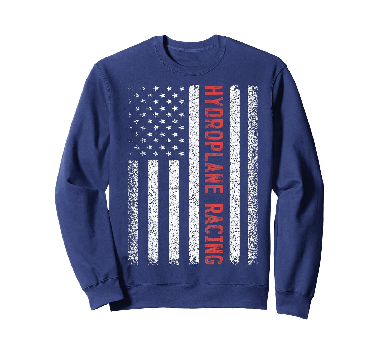 Hydroplane Racing American Flag 4th of July T-Shirt