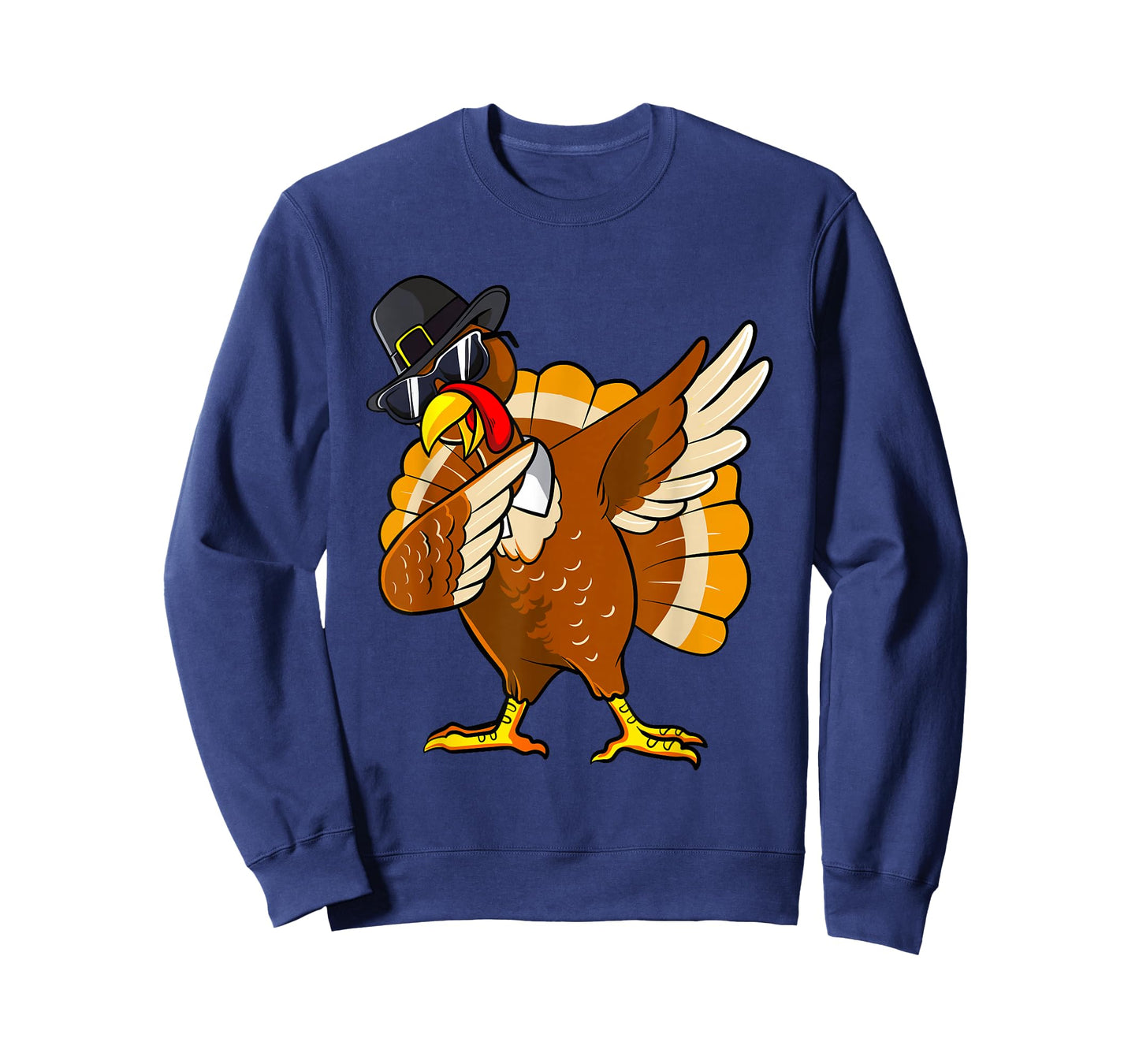 Dabbing Turkey Thanksgiving Day Gifts Pilgrim Boys Kids Men T-Shirt