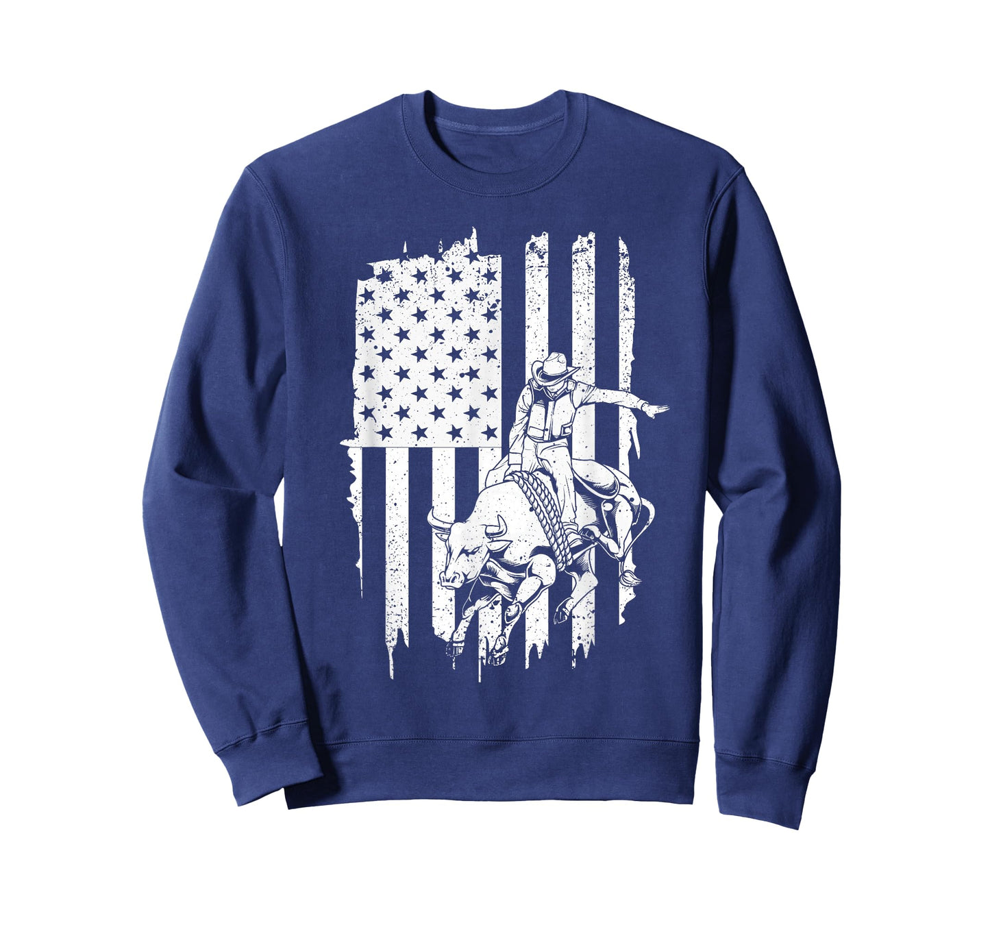 Cool American Rodeo Bull Rider Design Men Women Boys Girls T-Shirt