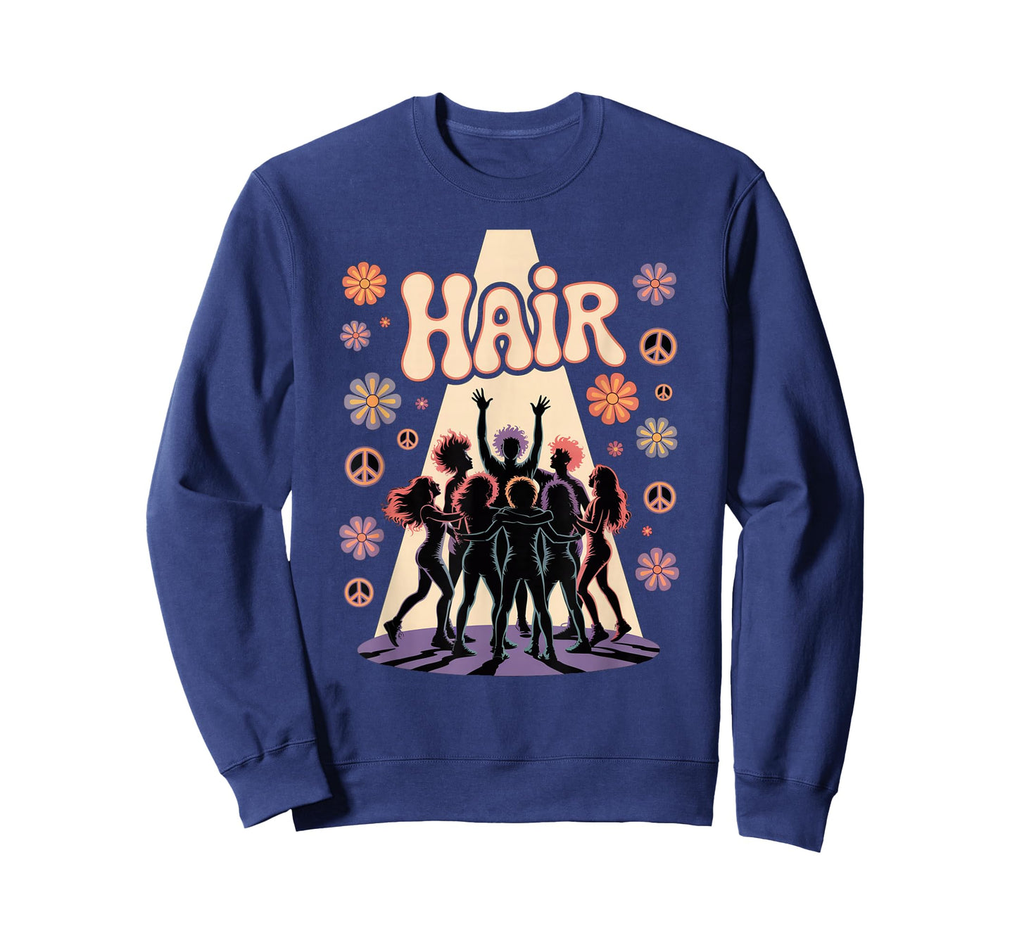 Hair Retro Musical Theater Broadway Theatre Musicals T-Shirt