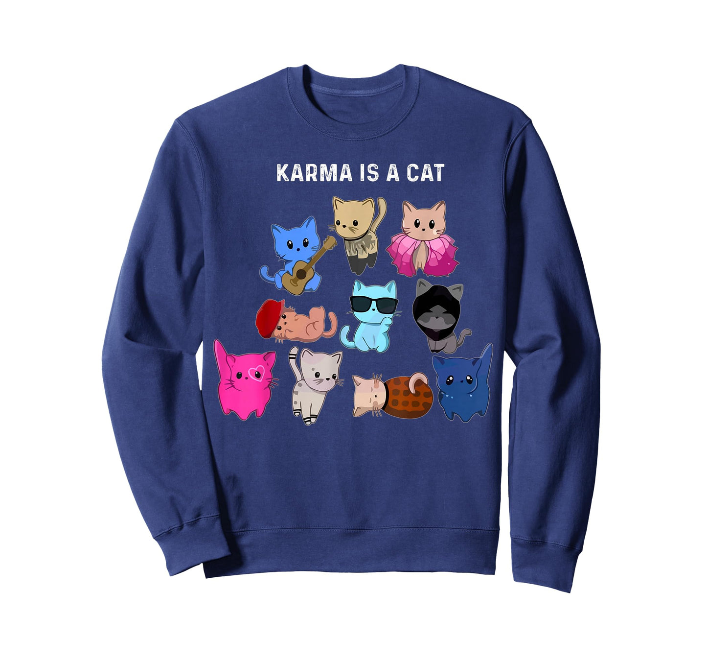 Karma is A Cat Cat Funny Cat Lovers T-Shirt